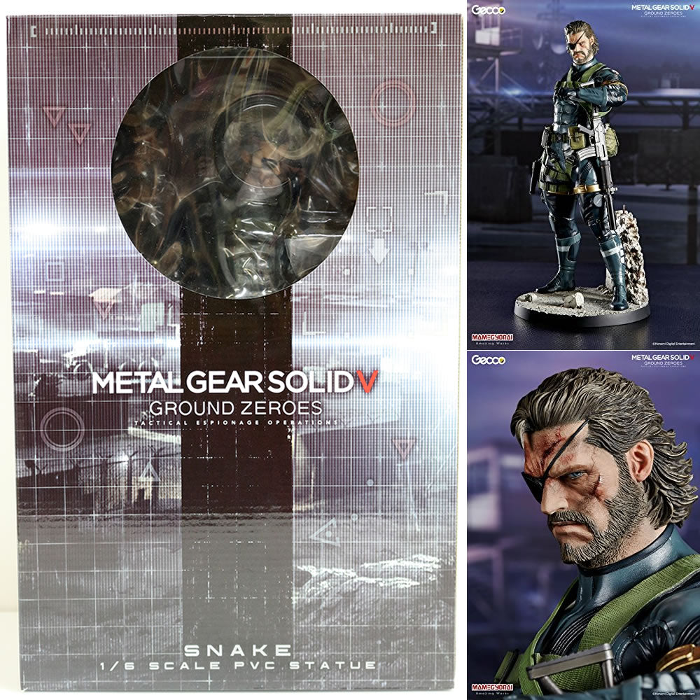 【中古即納】[FIG] スネーク METAL GEAR SOLID V GROUND ZEROES(メタルギアソリッド5 グラウンド・ゼロズ) 1/6スケール 完成品 スタチュー フィギュア Gecco(ゲッコウ)(20150430)