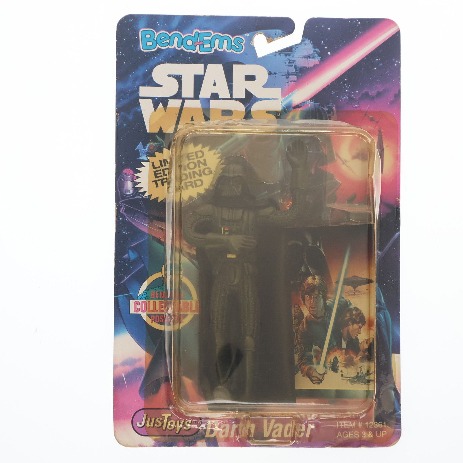 【中古即納】[FIG] Bend-Ems ダース・ベイダー STAR WARS(スター・ウォーズ) 完成品 ベンダブルアクションフィギュア JustToys(ジャストトイズ)(19991231)