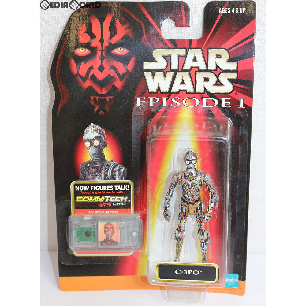 【中古即納】[FIG] コムテック ベーシックフィギュア C-3PO STAR WARS(スター・ウォーズ) エピソード1/ファントム・メナス 完成品 可動フィギュア(84106) ハズブロ/トミー(19981231)