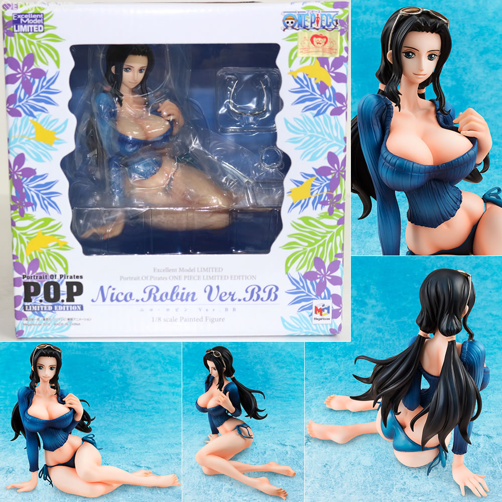 【中古即納】[FIG] Portrait.Of.Pirates P.O.P LIMITED EDITION ニコ・ロビンVer.BB ONE PIECE(ワンピース) 1/8 完成品 フィギュア 一部オンラインショップ限定 メガハウス(20160127)