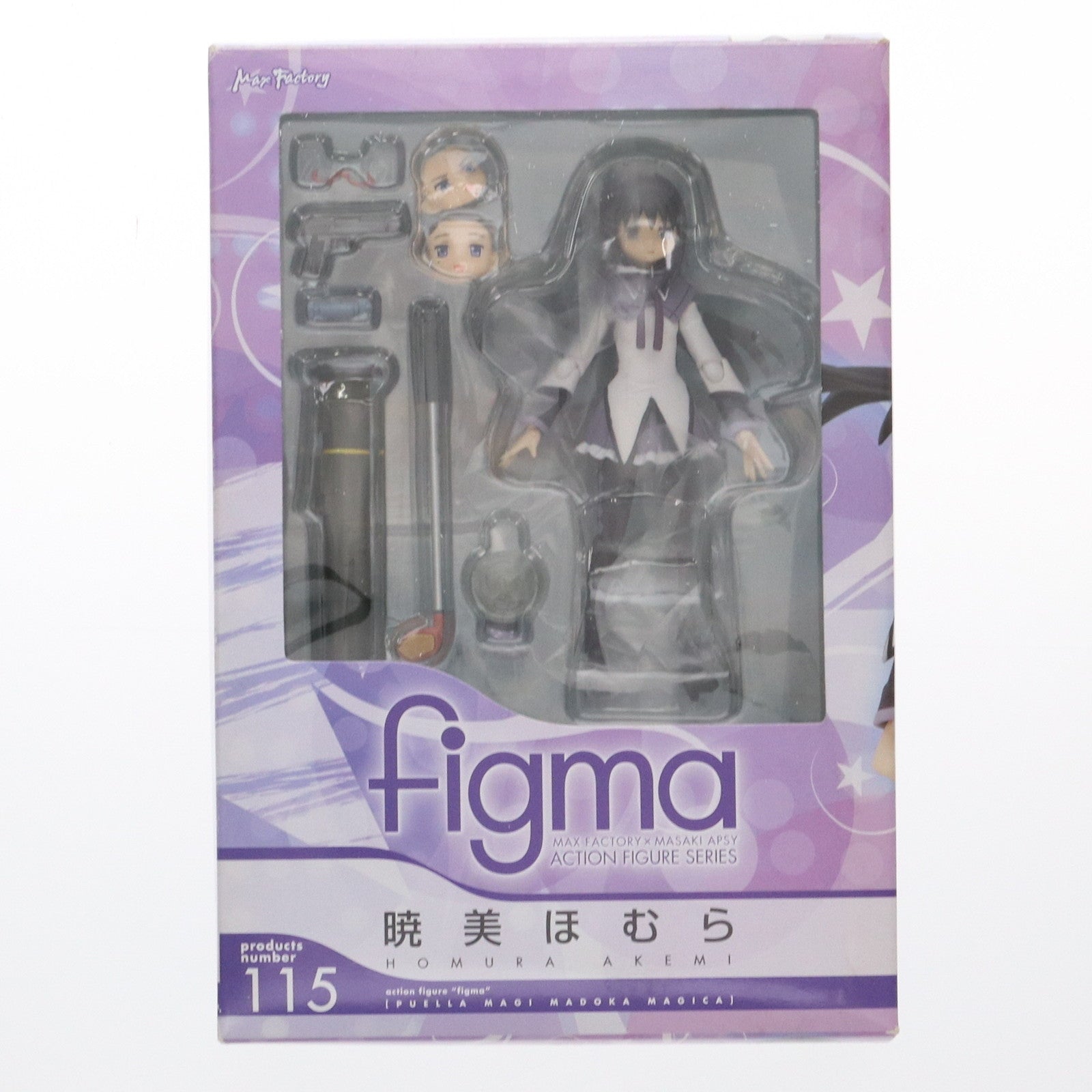【中古即納】[FIG] figma(フィグマ) 115 暁美ほむら(あけみほむら) 魔法少女まどか☆マギカ 完成品 可動フィギュア マックスファクトリー(20111130)