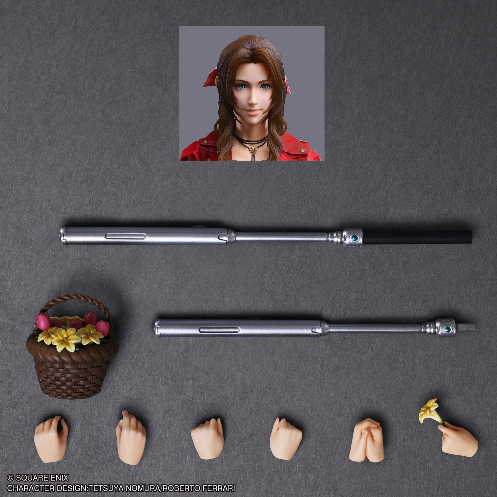 【中古即納】[FIG] PLAY ARTS改(プレイアーツ改) エアリス・ゲインズブール FINAL FANTASY VII REBIRTH(ファイナルファンタジー7 リバース) 完成品 可動フィギュア スクウェア・エニックス(20250409)