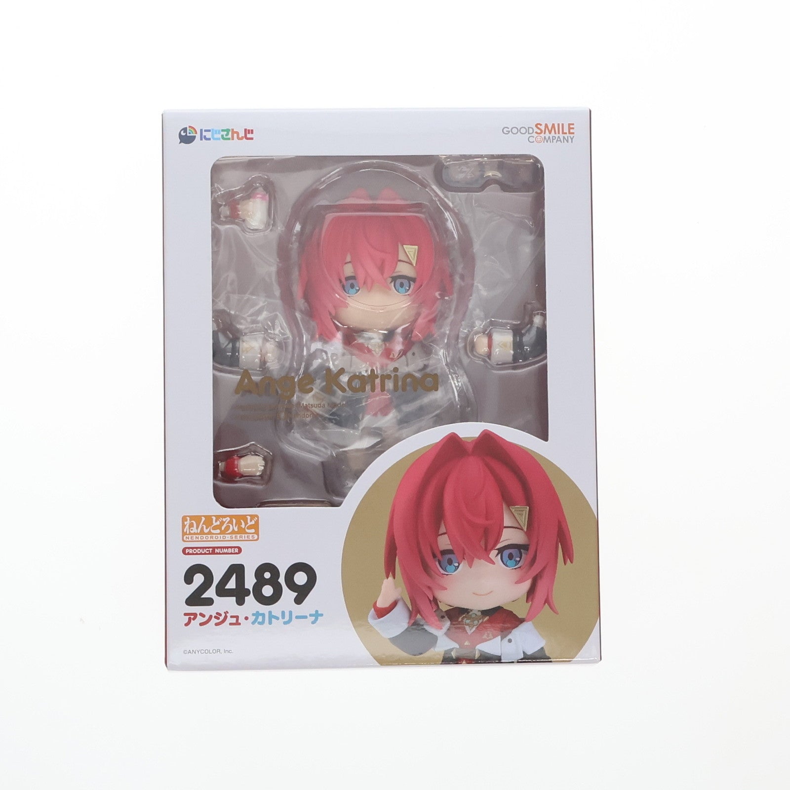 【中古即納】[FIG] グッドスマイルカンパニー公式ショップ特典付属 ねんどろいど 2489 アンジュ・カトリーナ にじさんじ 完成品 可動フィギュア グッドスマイルカンパニー(20241130)
