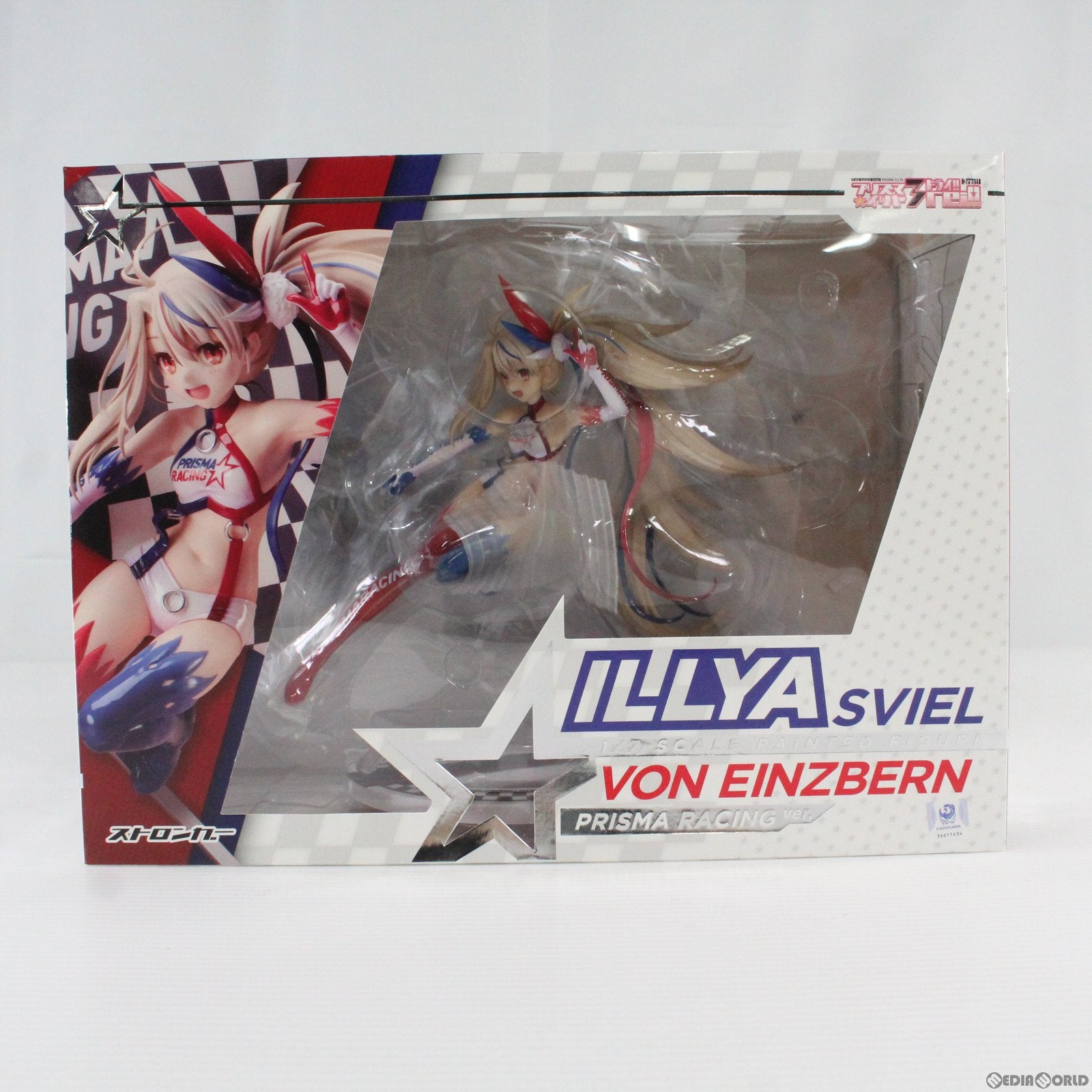 【中古即納】[FIG] イリヤスフィール・フォン・アインツベルン PRISMA Racing ver. Fate/kaleid liner(フェイト/カレイドライナー) プリズマ☆イリヤ ドライ!! 1/7 完成品 フィギュア ストロンガー(20220630)
