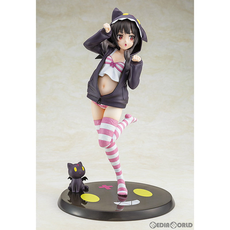 【中古即納】[FIG] CAworks めぐみん フード☆るっく ちょむすけver. 通常版 アニメ 『この素晴らしい世界に祝福を!』 1/7 完成品 フィギュア KADOKAWA(カドカワ)(20230330)