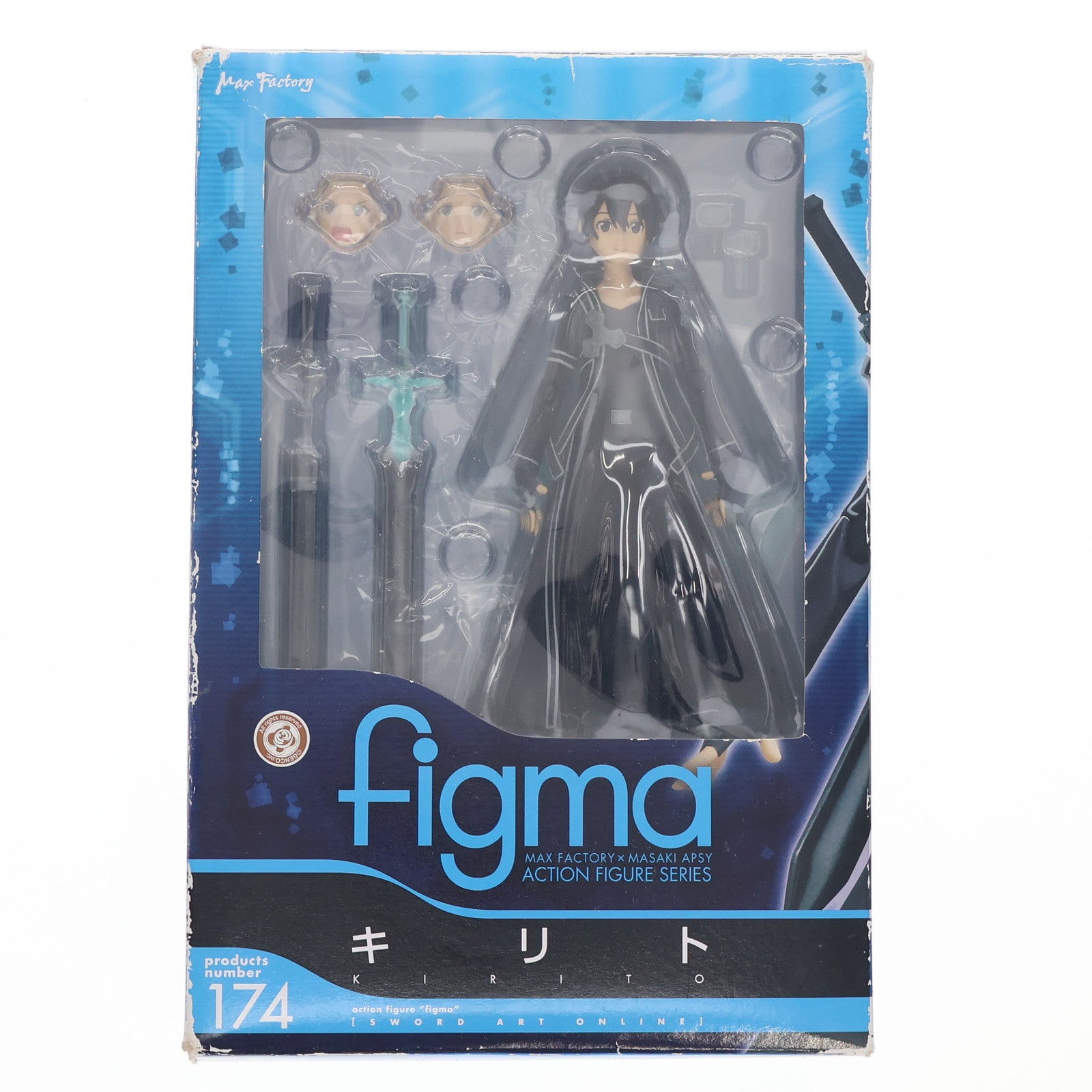 【中古即納】[FIG] figma(フィグマ) 174 キリト ソードアート・オンライン 完成品 可動フィギュア マックスファクトリー(20130623)