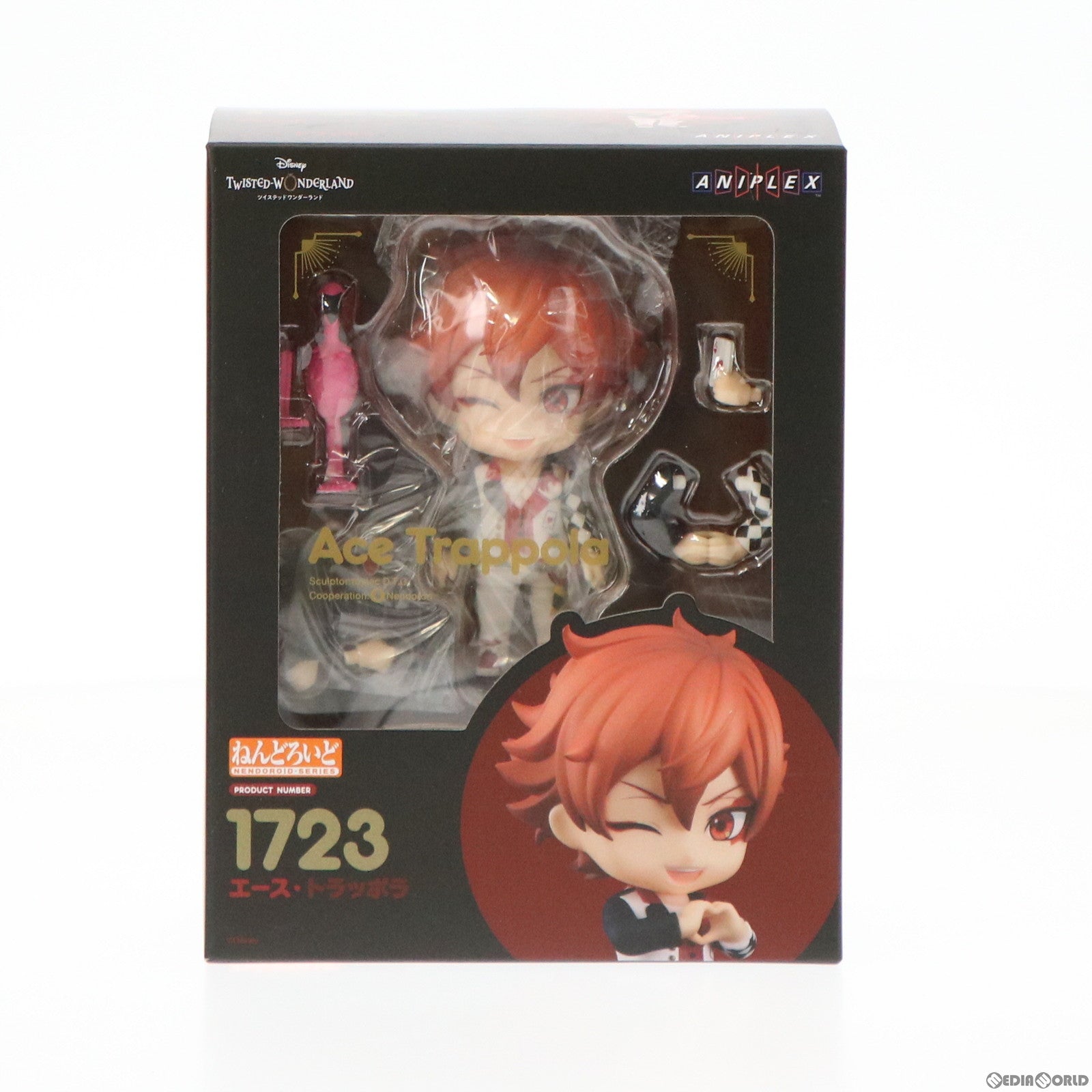 【中古即納】[FIG] 予約特典付属 ねんどろいど 1723 エース・トラッポラ ディズニー ツイステッドワンダーランド 完成品 可動フィギュア ANIPLEX+&GOODSMILE ONLINE SHOP限定 アニプレックス/オランジュ・ルージュ(20220630)