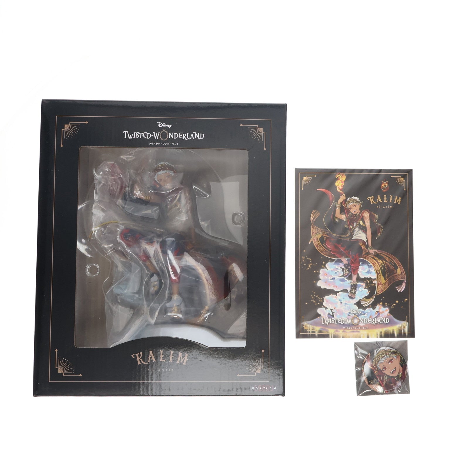 【中古即納】[FIG] ポストカード&缶バッチ付属 カリム・アルアジーム ディズニー ツイステッドワンダーランド 1/8 完成品 フィギュア アニプレックス(20230902)