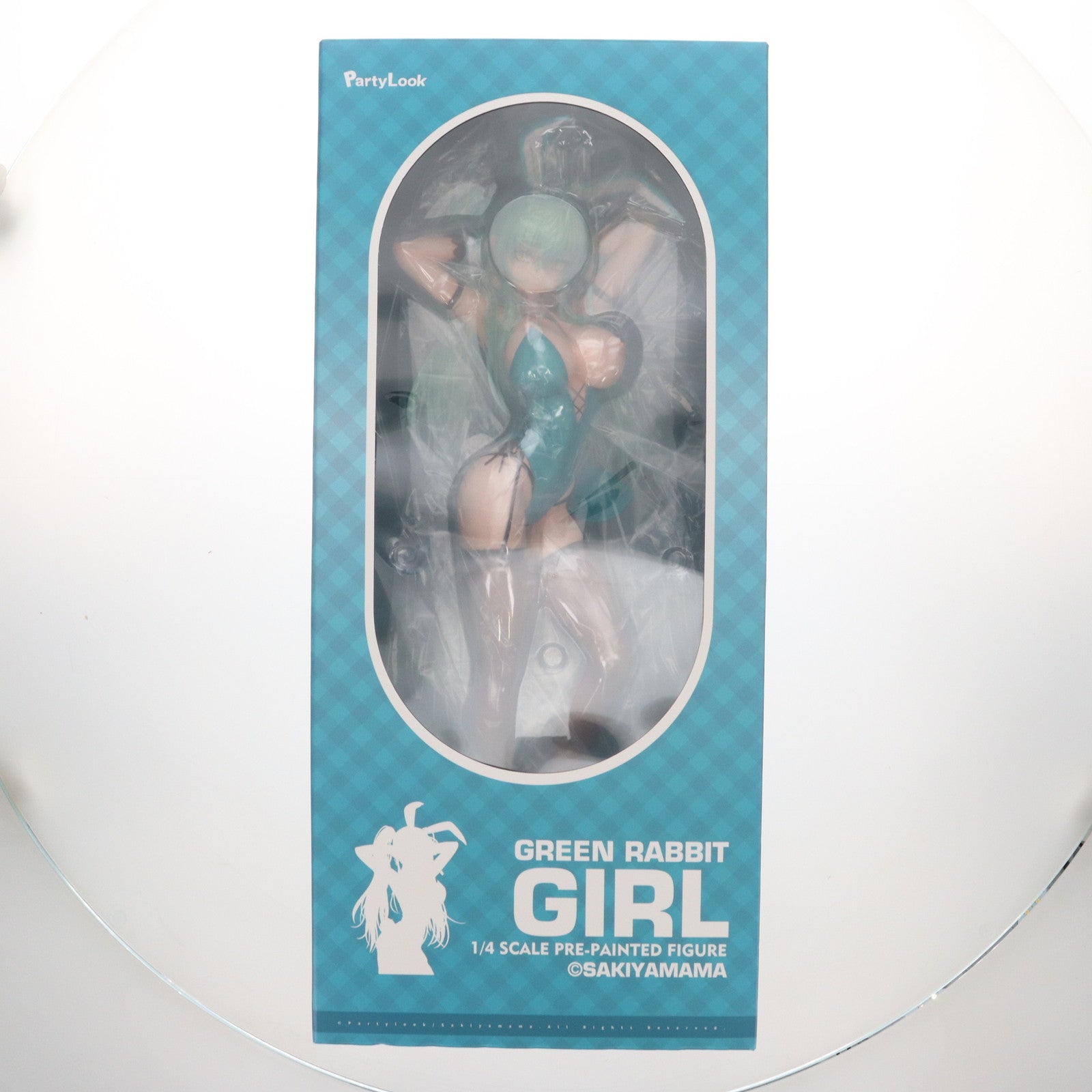【中古即納】[FIG] 色紙無し グリーンツインテバニーちゃん 1/4 完成品 フィギュア Party Look(パーティルック)(20250131)