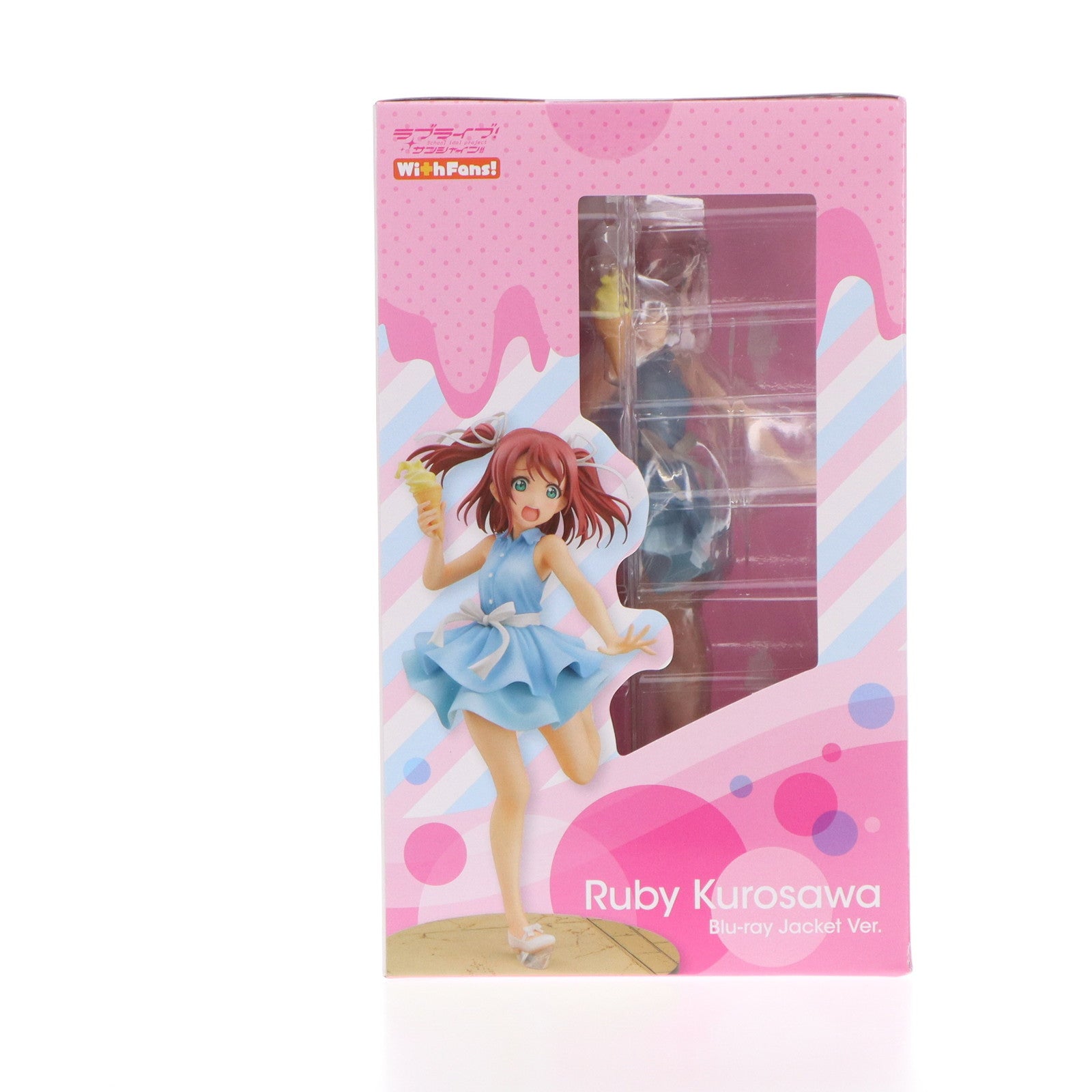 【中古即納】[FIG] バンダイビジュアルクラブ限定特典付属 黒澤ルビィ(くろさわるびぃ) Blu-rayジャケットVer.(限定版!!) ラブライブ!サンシャイン!! 1/7 完成品 フィギュア(TU-1457) バンダイナムコアーツ(20190531)