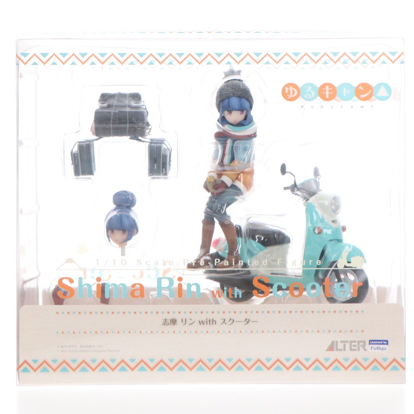 【中古即納】[FIG] 志摩リン(しまりん) with スクーター ゆるキャン△ 1/10 完成品 フィギュア アルター(20210214)
