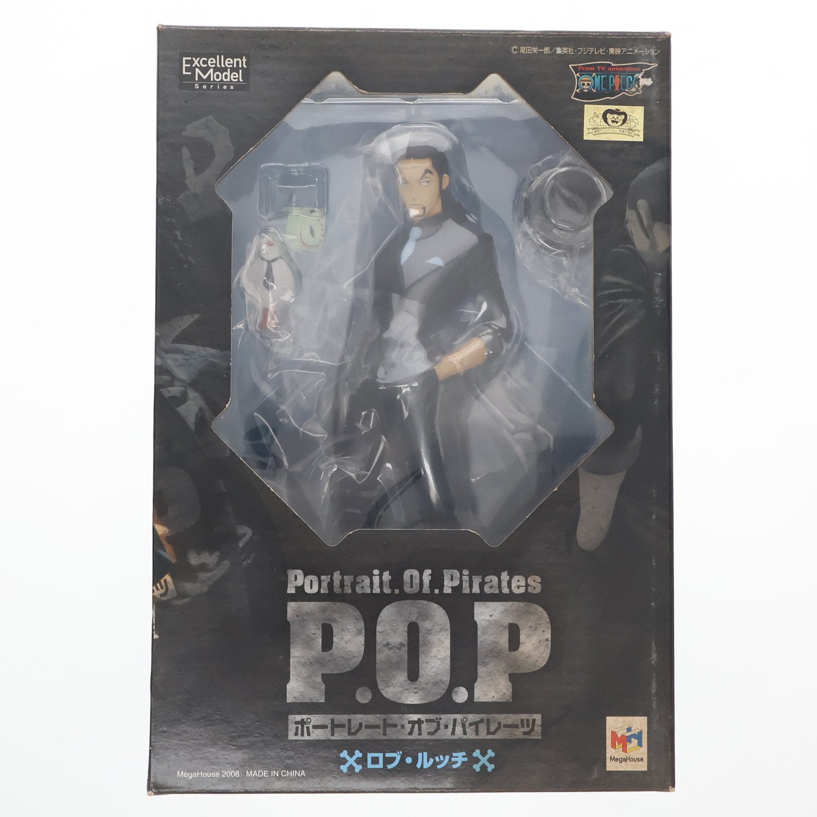 【中古即納】[FIG] Portrait.Of.Pirates P.O.P NEO-6 ロブ・ルッチ ONE PIECE(ワンピース) 1/8 完成品 フィギュア メガハウス(20100331)