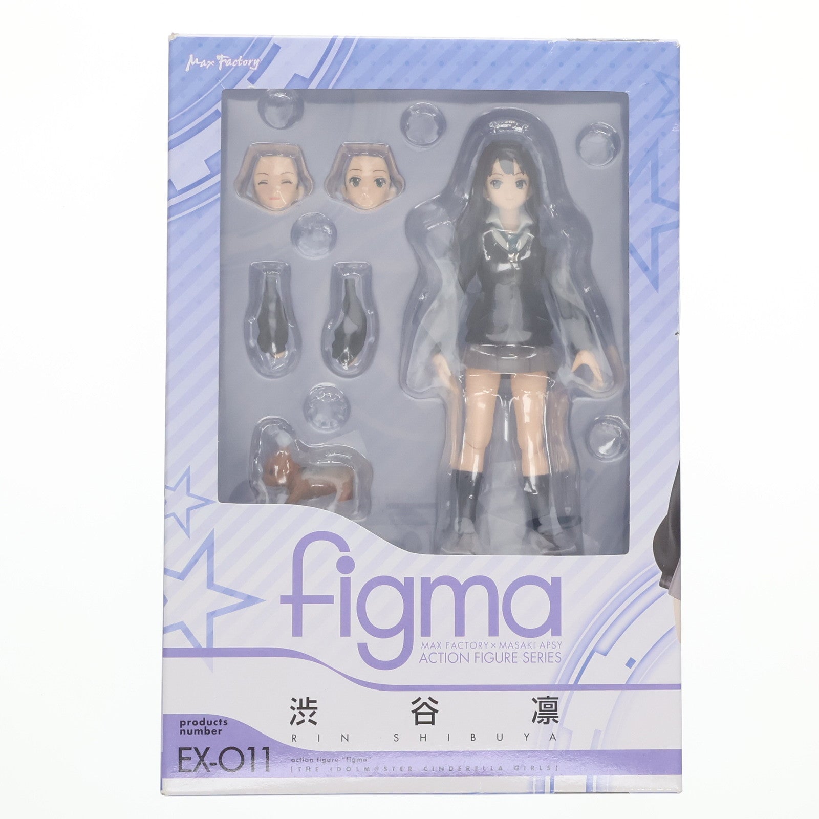 【中古即納】[FIG] figma(フィグマ) EX-011 渋谷凛(しぶやりん) アイドルマスター シンデレラガールズ 完成品 可動フィギュア ワンフェス2013冬&GOODSMILE ONLINE限定 マックスファクトリー(20130210)