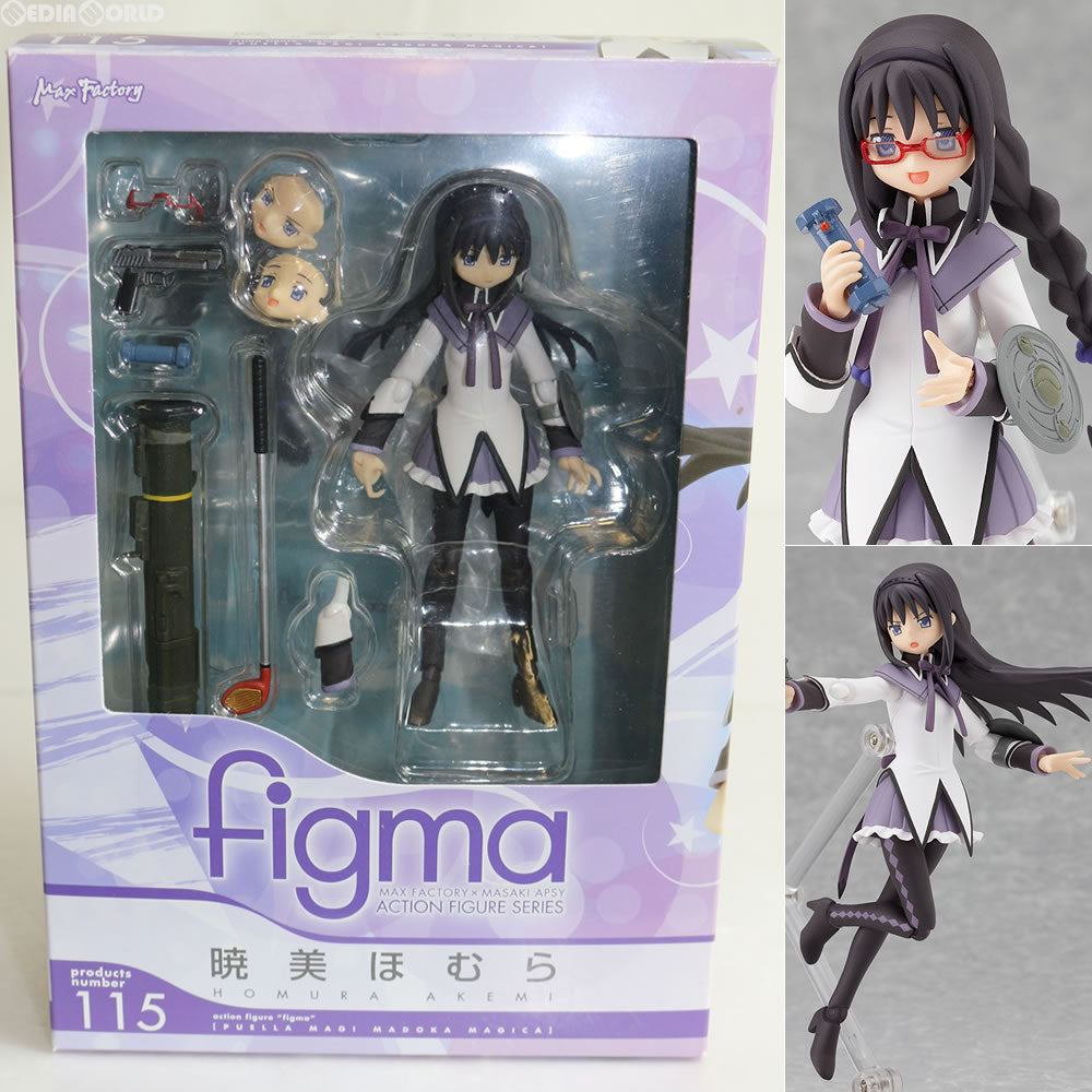 【中古即納】[FIG] figma(フィグマ) 115 暁美ほむら(あけみほむら) 魔法少女まどか☆マギカ 完成品 可動フィギュア マックスファクトリー(20111130)