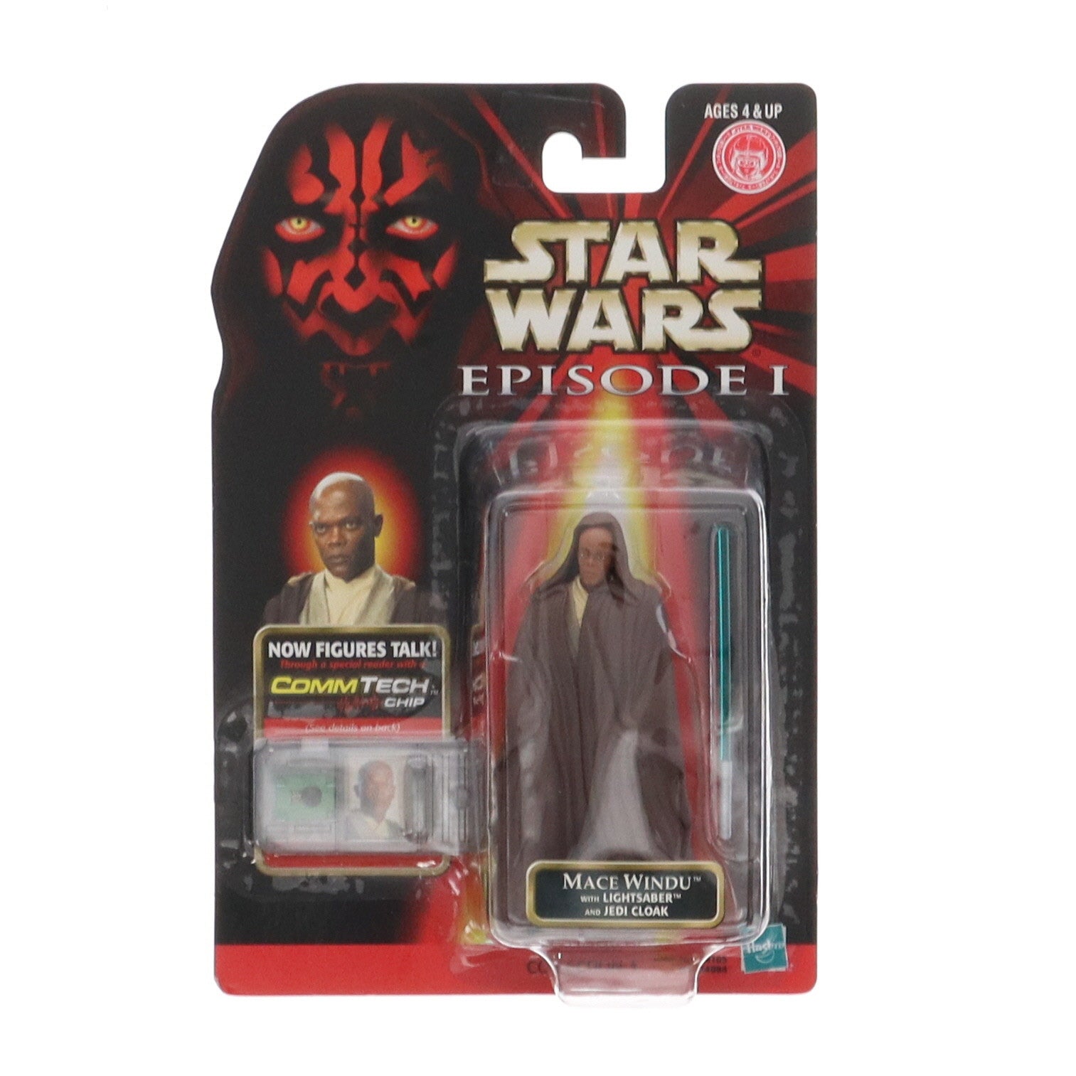 【中古即納】[FIG] コムテック ベーシックフィギュア メイス・ウィンドゥ STAR WARS(スター・ウォーズ) エピソード1/ファントム・メナス 完成品 可動フィギュア トミー(19991231)