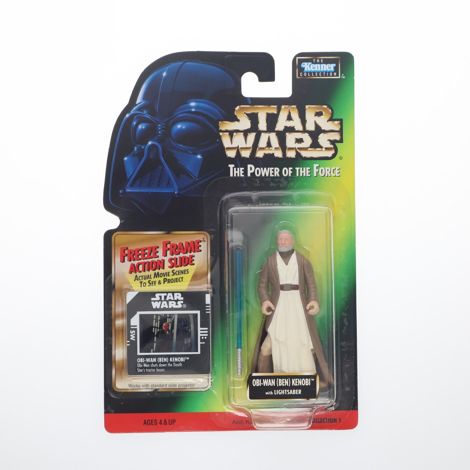 【中古即納】[FIG] スター・ウォーズ フリーズ・フレーム ベーシックフィギュア オビ=ワン・ケノービ STAR WARS パワー・オブ・ザ・フォース 完成品 可動フィギュア Kenner(ケナー)(19991231)