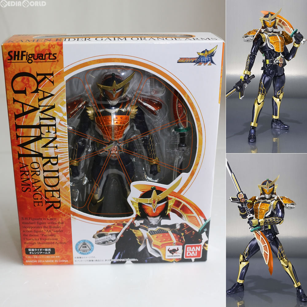 【中古即納】[FIG] 初回特典付属 S.H.Figuarts(フィギュアーツ) 仮面ライダー鎧武 オレンジアームズ 完成品 可動フィギュア バンダイ(20150620)