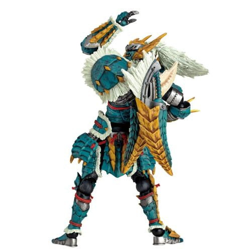 【中古即納】[FIG] リボルテックヤマグチ ハンター男剣士 ジンオウシリーズ モンスターハンター 完成品 可動フィギュア 海洋堂(20220430)