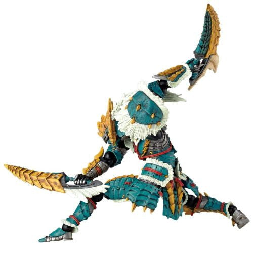 【中古即納】[FIG] リボルテックヤマグチ ハンター男剣士 ジンオウシリーズ モンスターハンター 完成品 可動フィギュア 海洋堂(20220430)