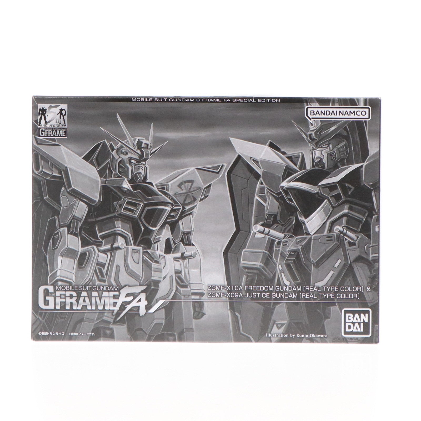【中古即納】[FIG] (食玩) プレミアムバンダイ限定 機動戦士ガンダム GフレームFA フリーダムガンダム(リアルタイプカラー)&ジャスティスガンダム(リアルタイプカラー) 機動戦士ガンダムSEED(シード) 可動フィギュア バンダイ(20231231)