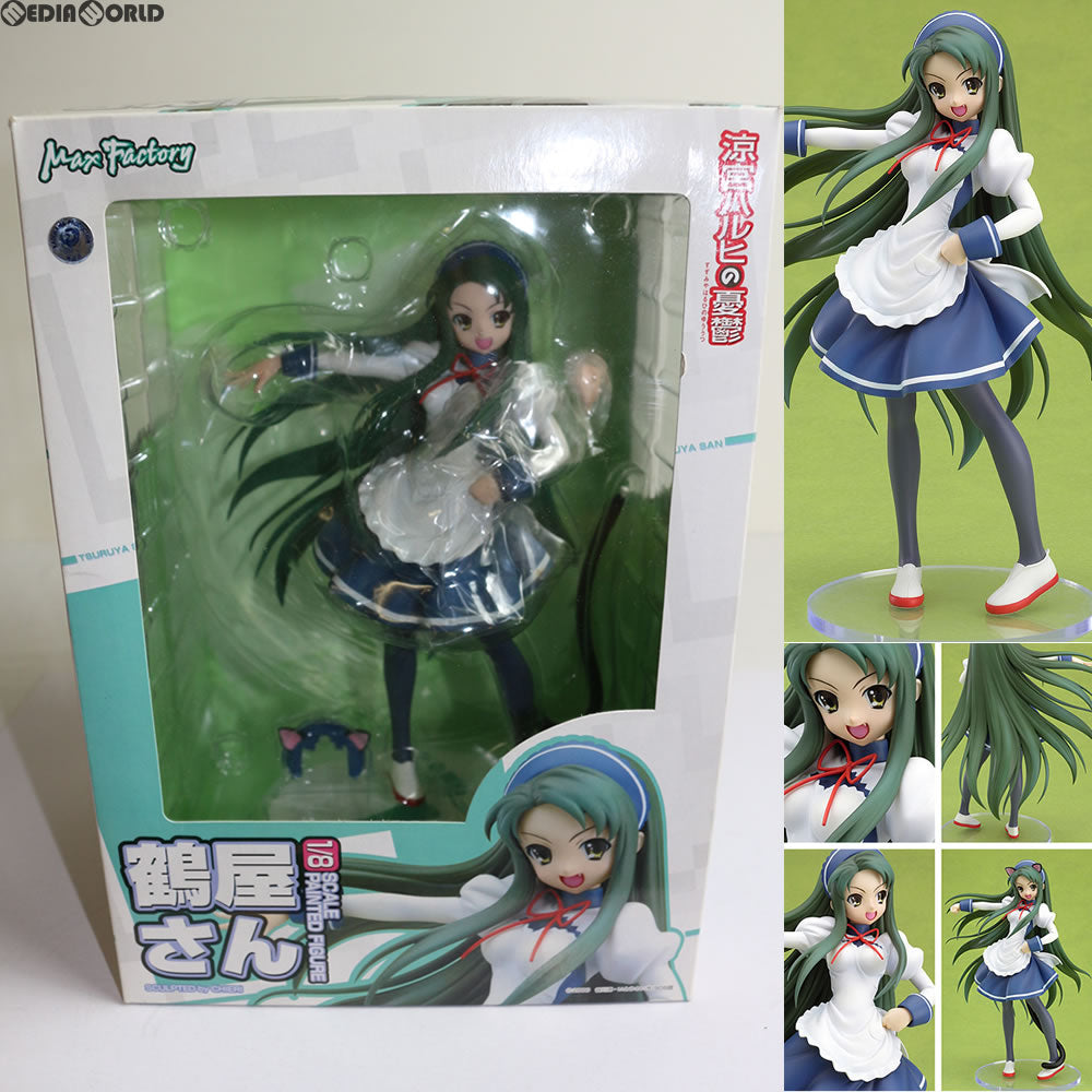 【中古即納】[FIG] 鶴屋さん(つるやさん) 涼宮ハルヒの憂鬱 1/8 完成品 フィギュア マックスファクトリー(20080207)