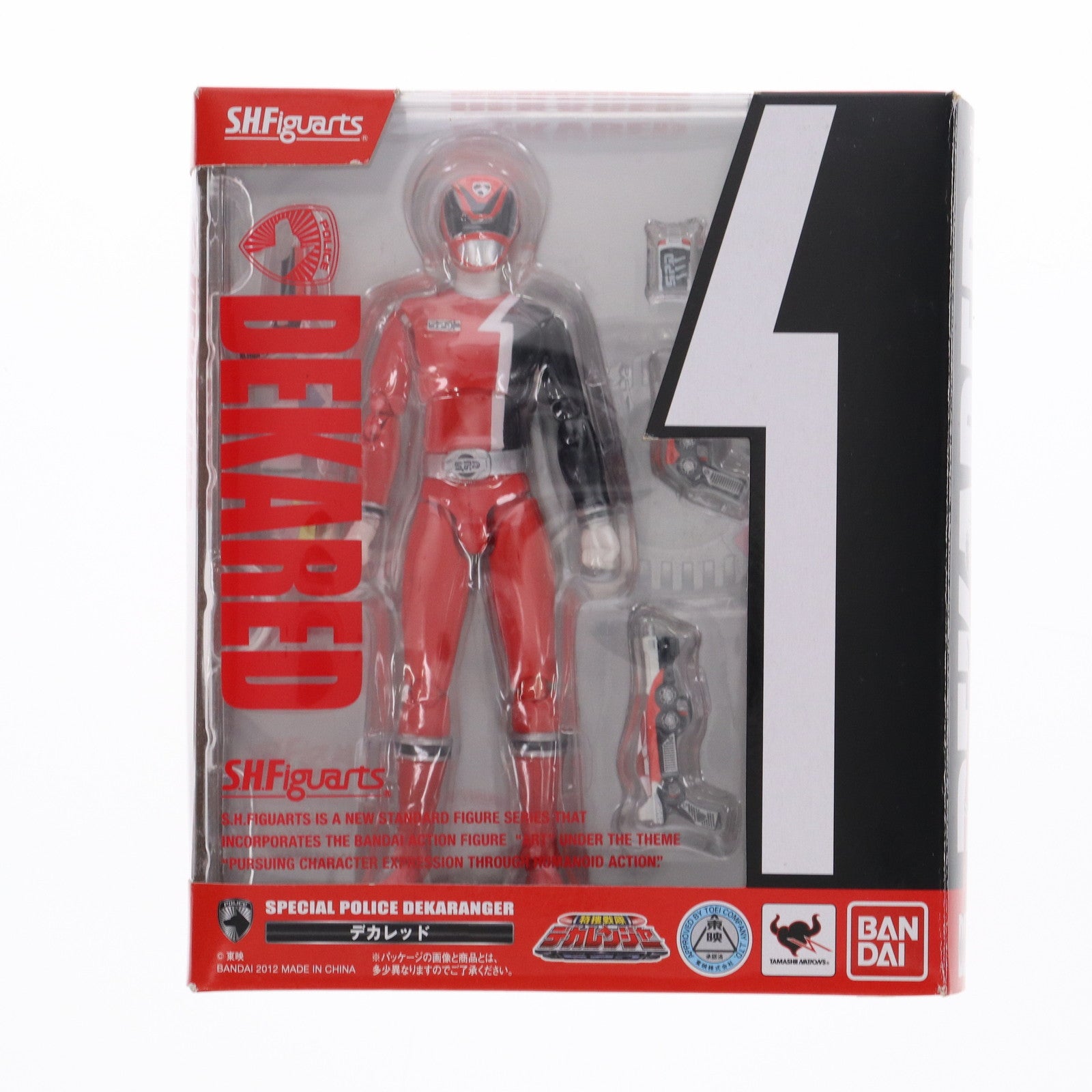 【中古即納】[FIG] S.H.Figuarts(フィギュアーツ) デカレッド 特捜戦隊デカレンジャー 完成品 可動フィギュア バンダイ(20120630)