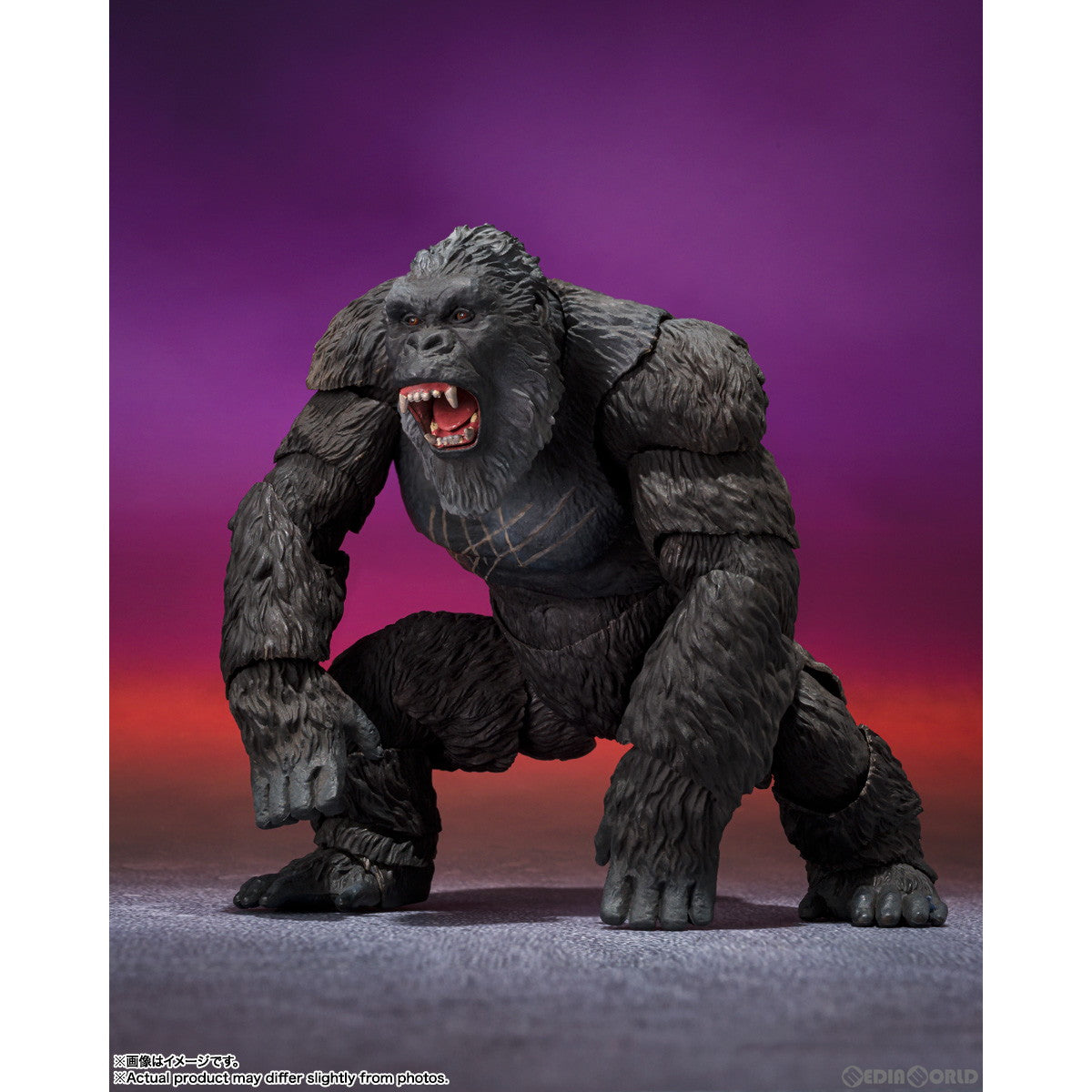 【中古即納】[FIG] S.H.MonsterArts(モンスターアーツ) KONG(コング) FROM GODZILLA x KONG: THE NEW EMPIRE(2024) ゴジラxコング 新たなる帝国 完成品 可動フィギュア バンダイスピリッツ(20240426)