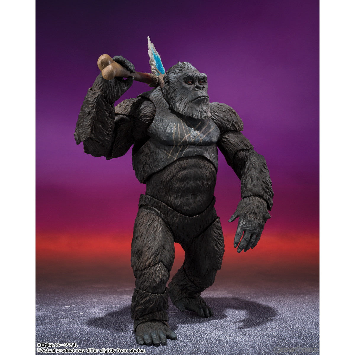 【中古即納】[FIG] S.H.MonsterArts(モンスターアーツ) KONG(コング) FROM GODZILLA x KONG: THE NEW EMPIRE(2024) ゴジラxコング 新たなる帝国 完成品 可動フィギュア バンダイスピリッツ(20240426)