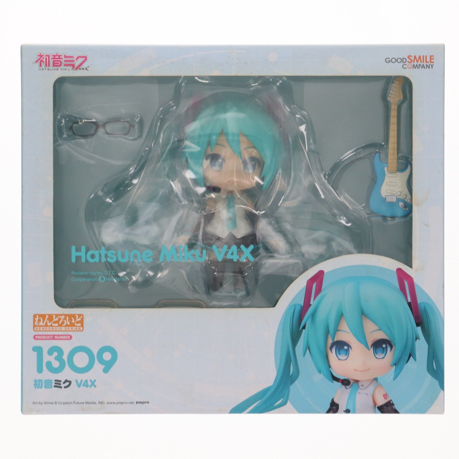 【中古即納】[FIG] ねんどろいど 1309 初音ミク V4X キャラクター・ボーカル・シリーズ01 初音ミク 完成品 可動フィギュア グッドスマイルカンパニー(20201024)