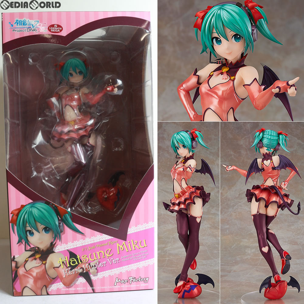 【中古即納】[FIG] 初音ミク ハートハンターVer. 初音ミク -Project DIVA- F 2ｎｄ 1/7 完成品 フィギュア マックスファクトリー(20180401)