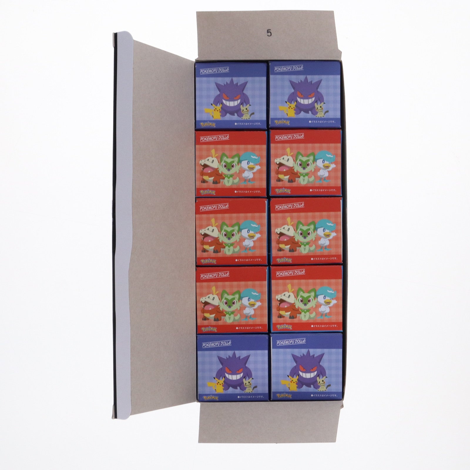 【中古即納】[FIG] (BOX)(食玩) ポケモふどーる6 ポケットモンスター フィギュア(10個) バンダイ(20250324)