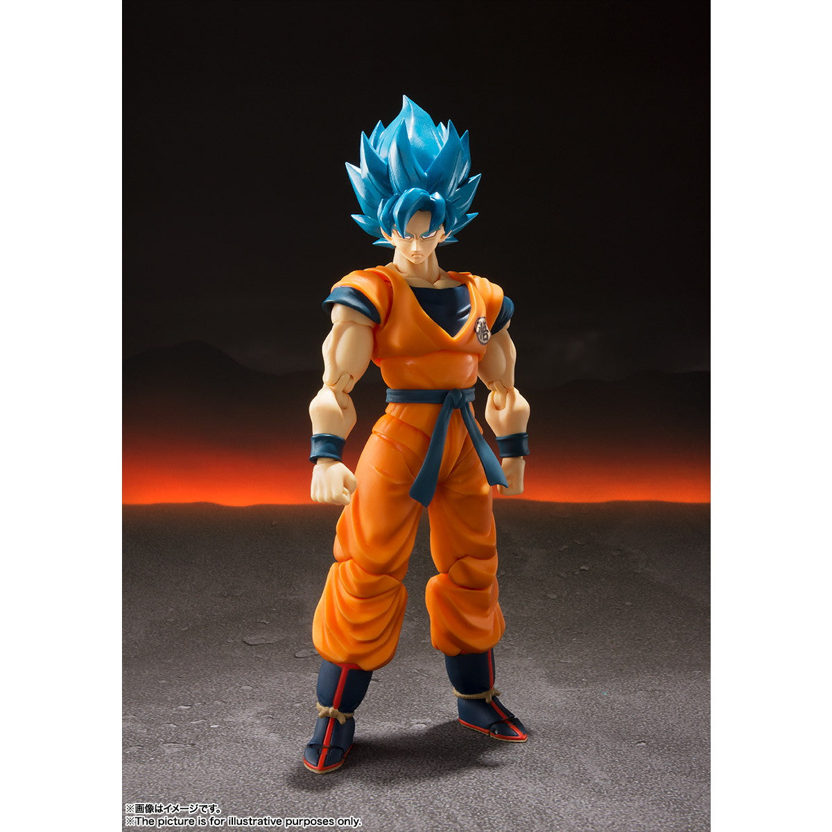 【中古即納】[FIG] (再々販) S.H.Figuarts(フィギュアーツ) スーパーサイヤ人ゴッドスーパーサイヤ人孫悟空-超- ドラゴンボール超(スーパー) ブ　　ー 完成品 可動フィギュア バンダイスピリッツ(20240121)