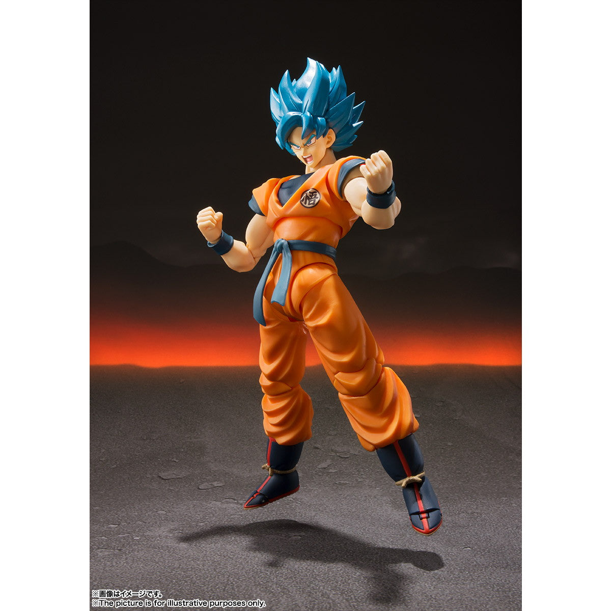 【中古即納】[FIG] (再々販) S.H.Figuarts(フィギュアーツ) スーパーサイヤ人ゴッドスーパーサイヤ人孫悟空-超- ドラゴンボール超(スーパー) ブ　　ー 完成品 可動フィギュア バンダイスピリッツ(20240121)