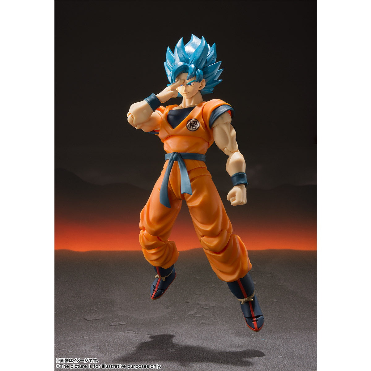 【中古即納】[FIG] (再々販) S.H.Figuarts(フィギュアーツ) スーパーサイヤ人ゴッドスーパーサイヤ人孫悟空-超- ドラゴンボール超(スーパー) ブ　　ー 完成品 可動フィギュア バンダイスピリッツ(20240121)