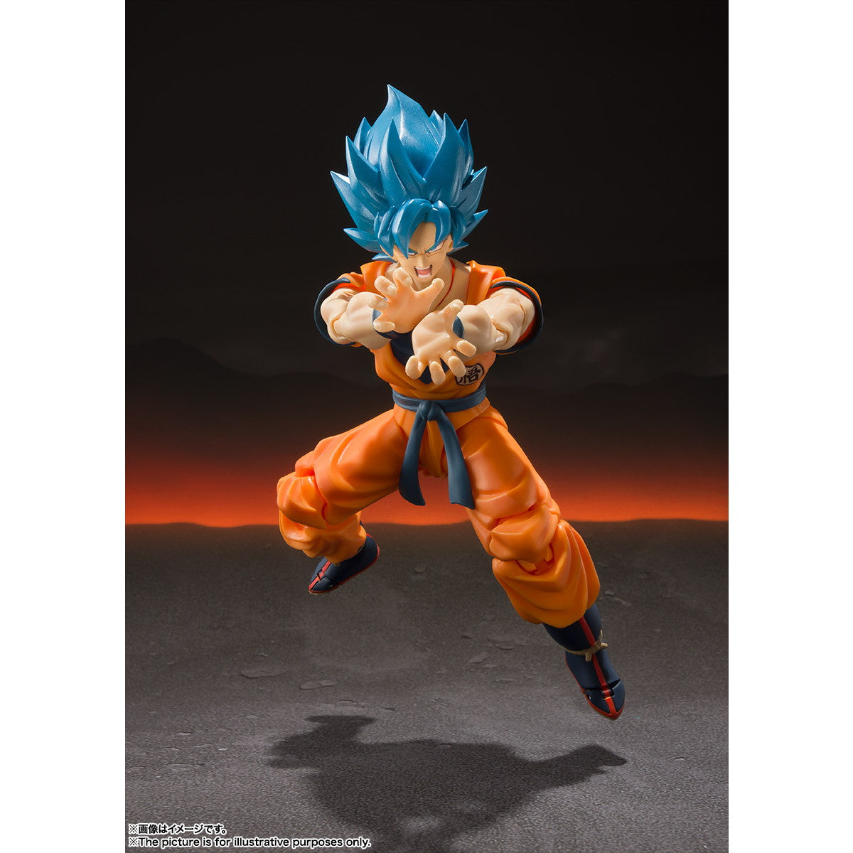 【中古即納】[FIG] (再々販) S.H.Figuarts(フィギュアーツ) スーパーサイヤ人ゴッドスーパーサイヤ人孫悟空-超- ドラゴンボール超(スーパー) ブ　　ー 完成品 可動フィギュア バンダイスピリッツ(20240121)