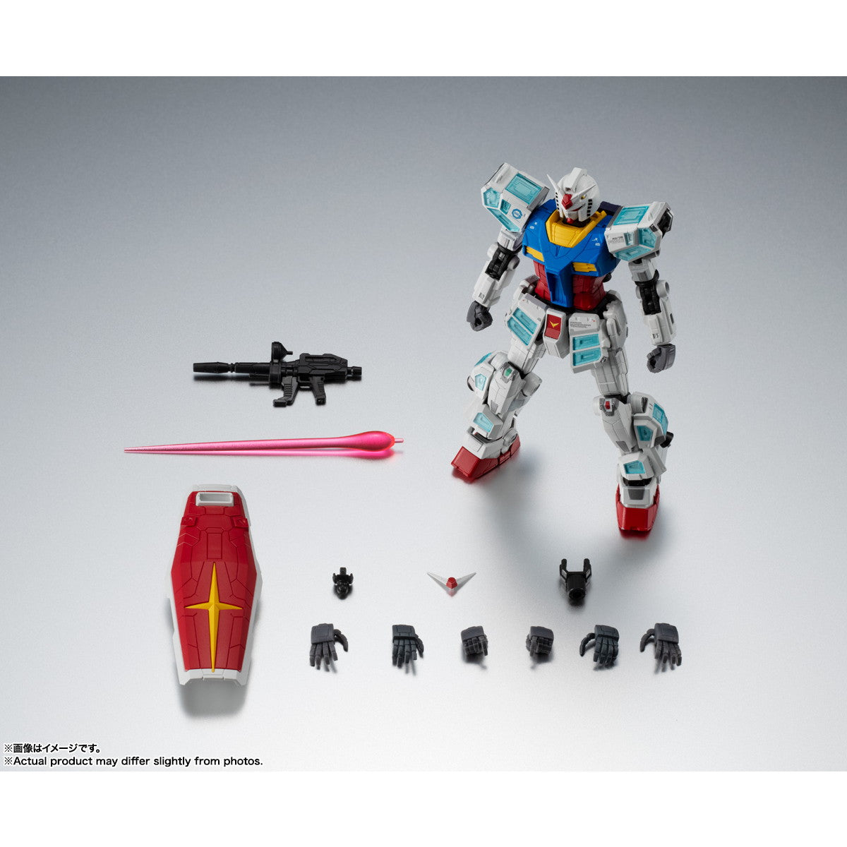 【中古即納】[FIG] ROBOT魂(SIDE MS) RX-78F00/E ガンダム 機動戦士ガンダム GUNDAM NEXT FUTURE PAVILION 完成品 可動フィギュア バンダイスピリッツ(20250412)