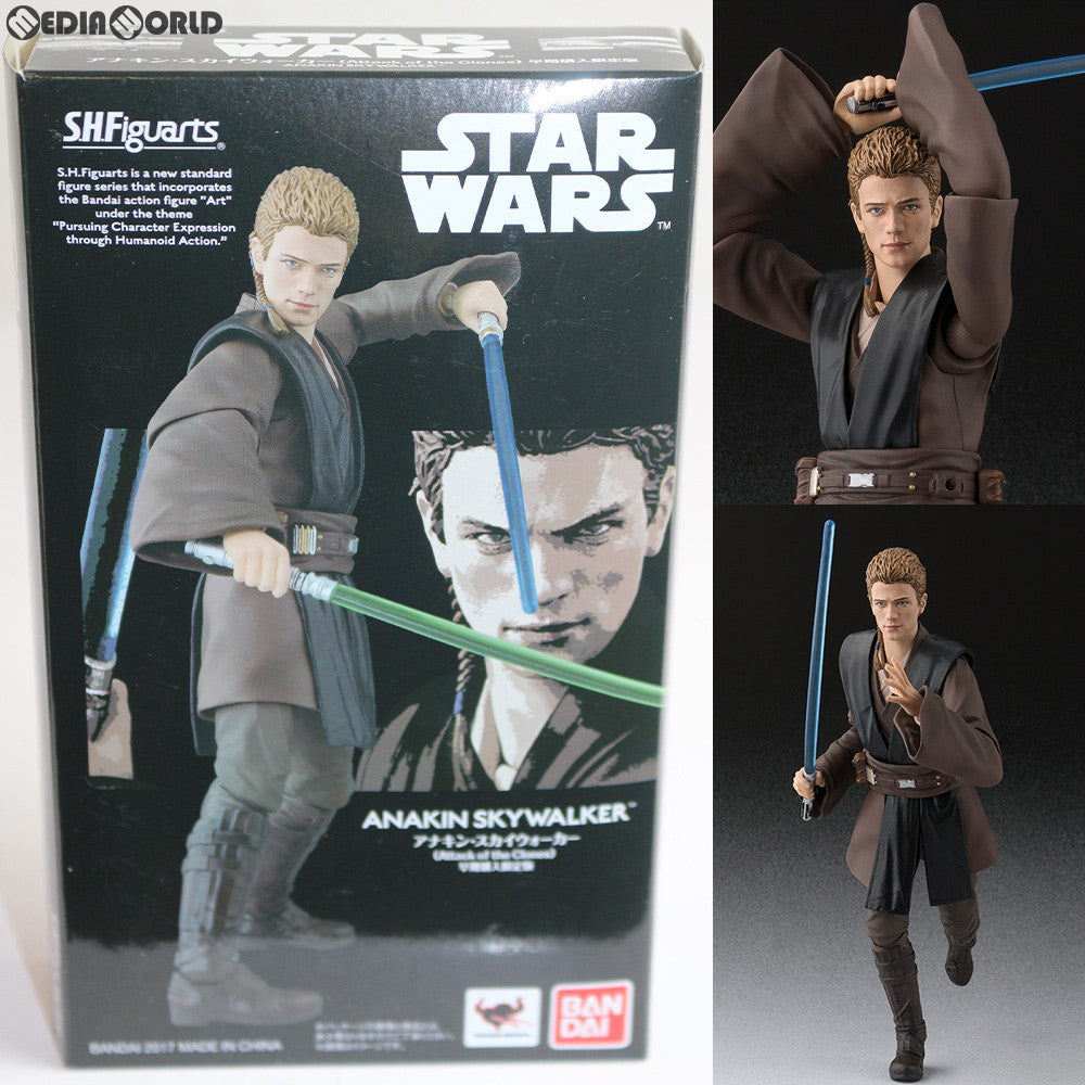 【中古即納】[FIG] 魂ウェブ商店限定 S.H.Figuarts(フィギュアーツ) アナキン・スカイウォーカー(ATTACK OF THE CLONES) 早期購入限定版 STAR WARS(スター・ウォーズ) エピソード2/クローンの攻撃 可動フィギュア バンダイ(20170531)