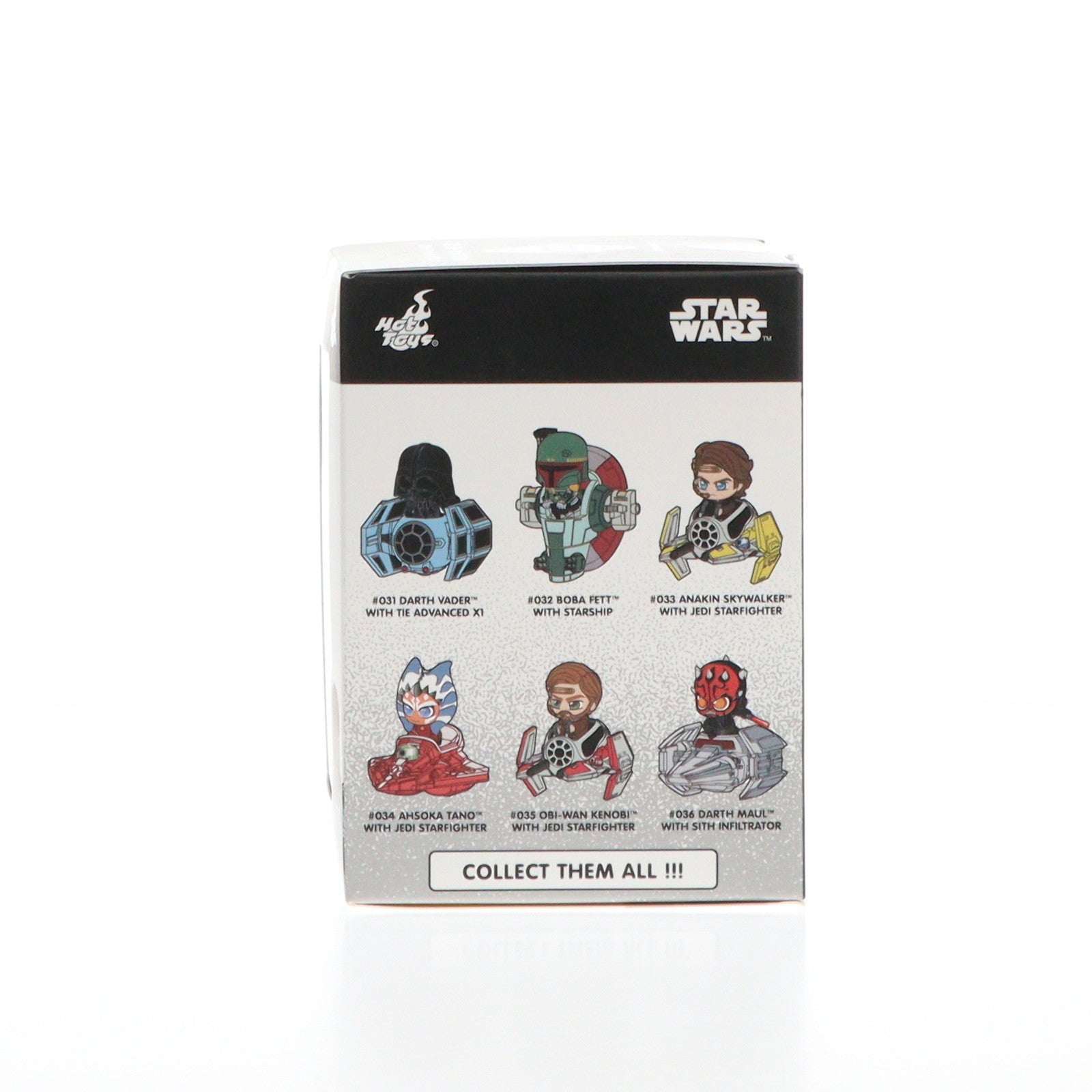 【中古即納】[FIG] Cosbi(コスビ) スター・ウォーズ・コレクション #031 ダース・ベイダー&タイ・アドバンストX1[映画『スター・ウォーズ』] STAR WARS 完成品 フィギュア ホットトイズ(20241231)