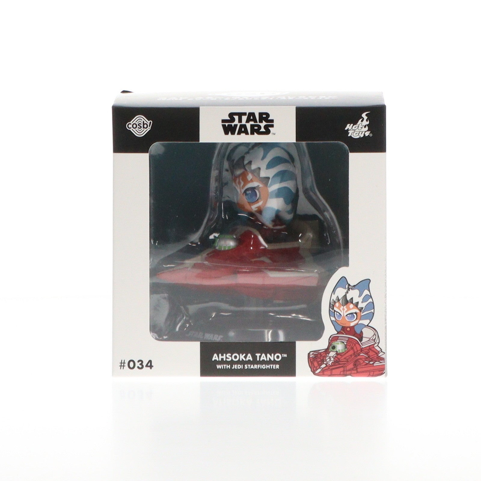 【中古即納】[FIG] Cosbi(コスビ) スター・ウォーズ・コレクション #034 アソーカ・タノ&ジェダイ・スターファイター[アニメ『スター・ウォーズ:クローン・ウォーズ』] STAR WARS 完成品 フィギュア ホットトイズ(20241231)