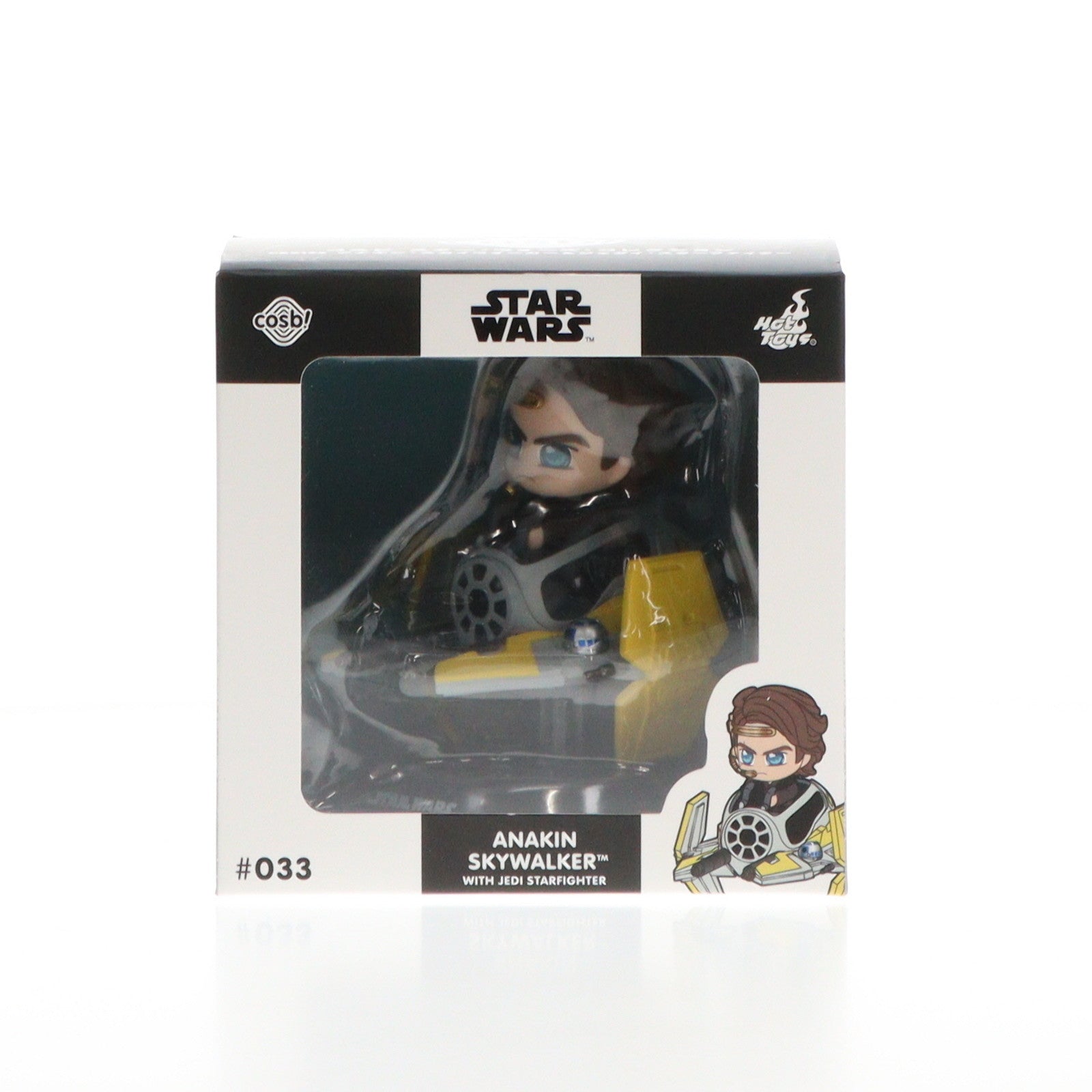 【中古即納】[FIG] Cosbi(コスビ) スター・ウォーズ・コレクション #033 アナキン・スカイウォーカー&ジェダイ・スターファイター[映画『スター・ウォーズ』] STAR WARS 完成品 フィギュア ホットトイズ(20241231)
