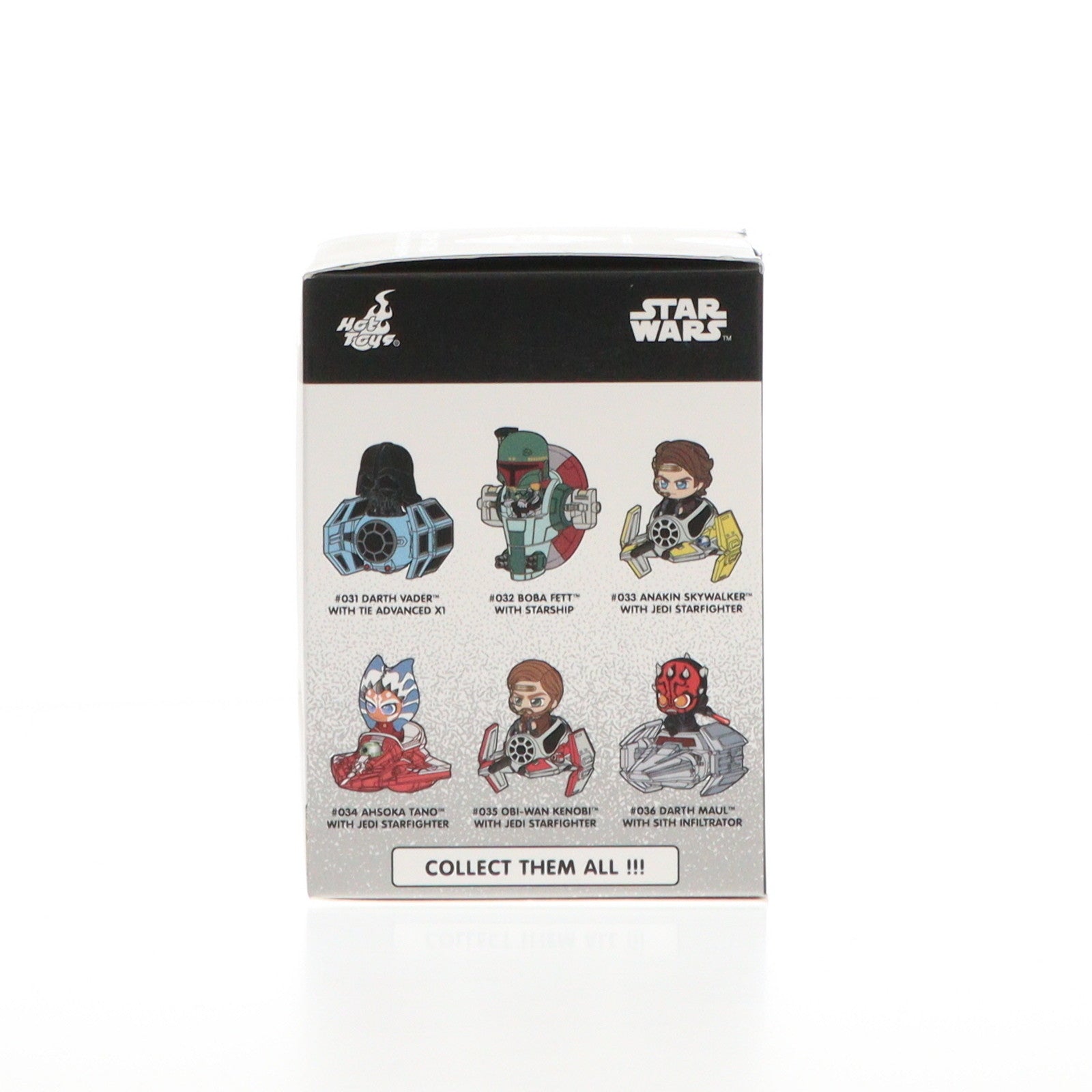 【中古即納】[FIG] Cosbi(コスビ) スター・ウォーズ・コレクション #033 アナキン・スカイウォーカー&ジェダイ・スターファイター[映画『スター・ウォーズ』] STAR WARS 完成品 フィギュア ホットトイズ(20241231)