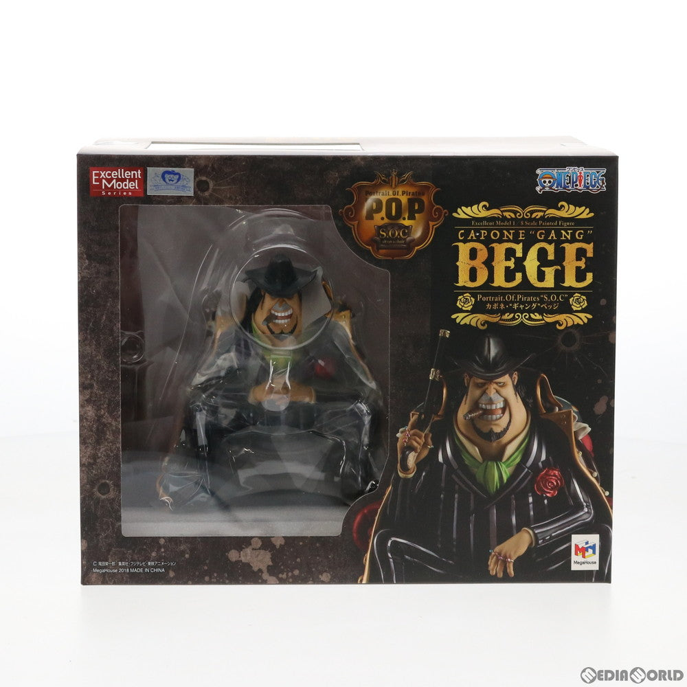 【中古即納】[FIG] Portrait.Of.Pirates P.O.P S.O.C カポネ・ギャング ベッジ ONE PIECE(ワンピース) 1/8 完成品 フィギュア 一部オンラインショップ限定 メガハウス(20180930)