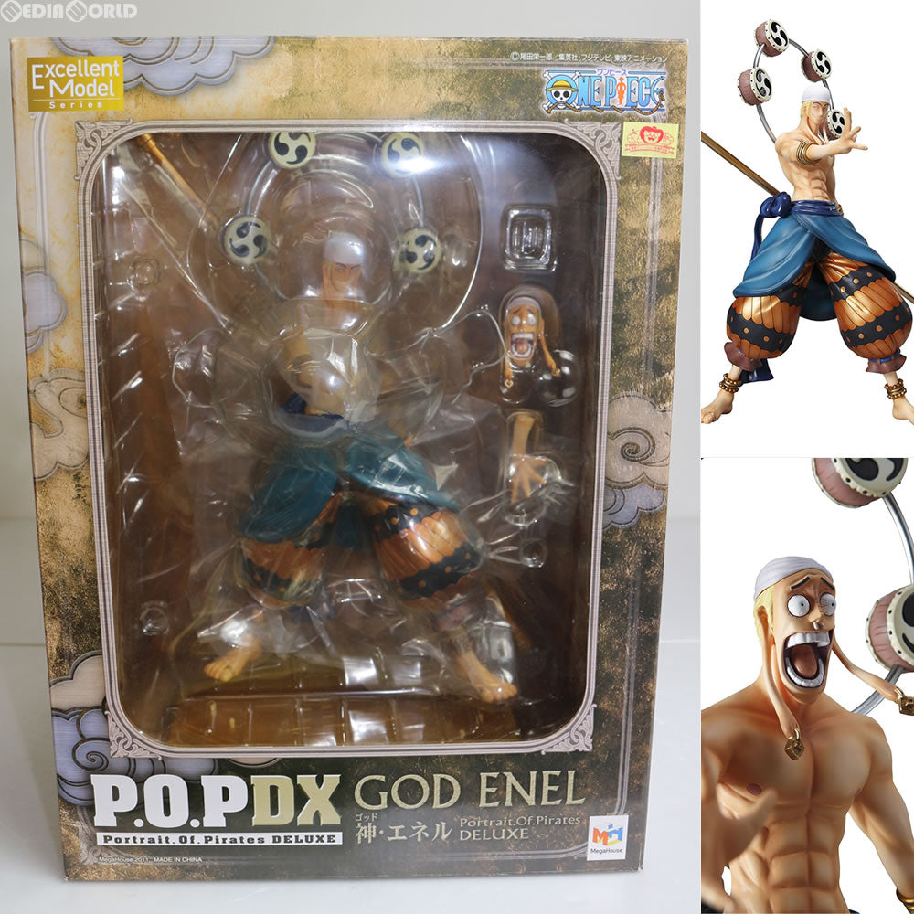 【中古即納】[FIG] Portrait.Of.Pirates P.O.P NEO-DX 神・エネル ONE PIECE(ワンピース) 1/8 完成品 フィギュア メガハウス(20111001)