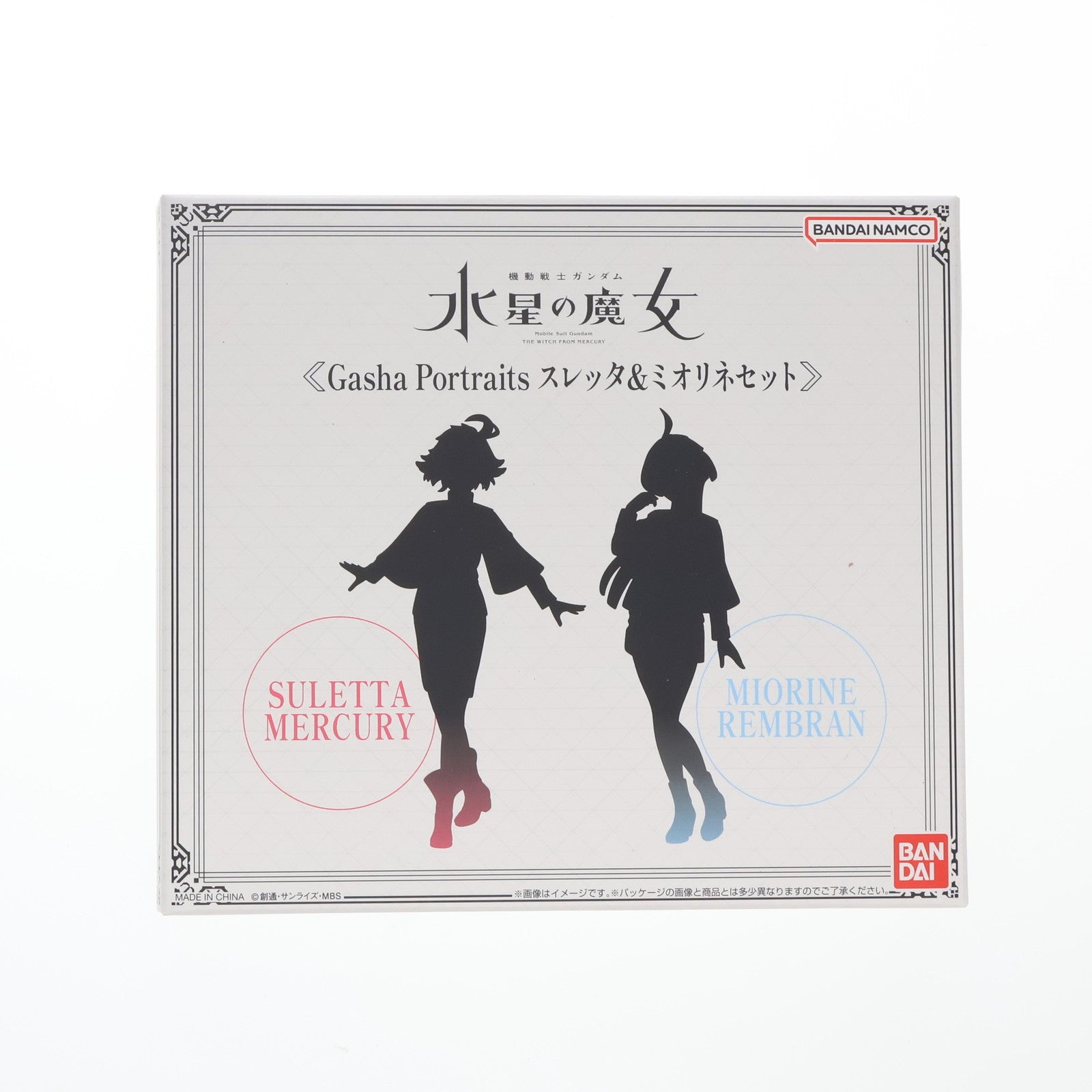 【中古即納】[FIG] プレミアムバンダイ限定 GASHA PORTRAITS(ガシャポートレイツ) スレッタ&ミオリネセット 機動戦士ガンダム 水星の魔女 完成品 フィギュア バンダイ(20230619)