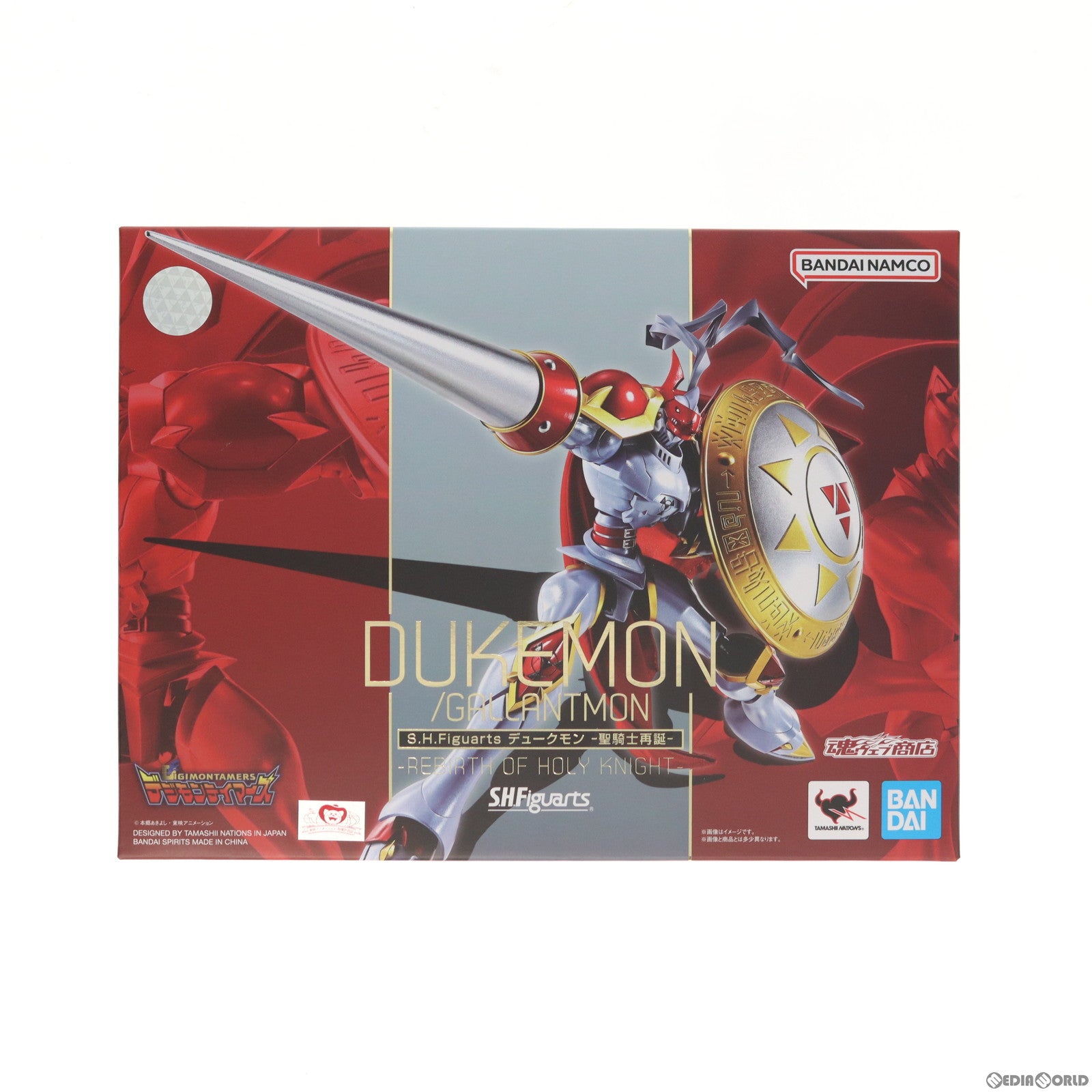 【中古即納】[FIG] 魂ウェブ商店限定 S.H.Figuarts(フィギュアーツ) デュークモン -聖騎士再誕- デジモンテイマーズ 完成品 可動フィギュア バンダイスピリッツ(20220731)