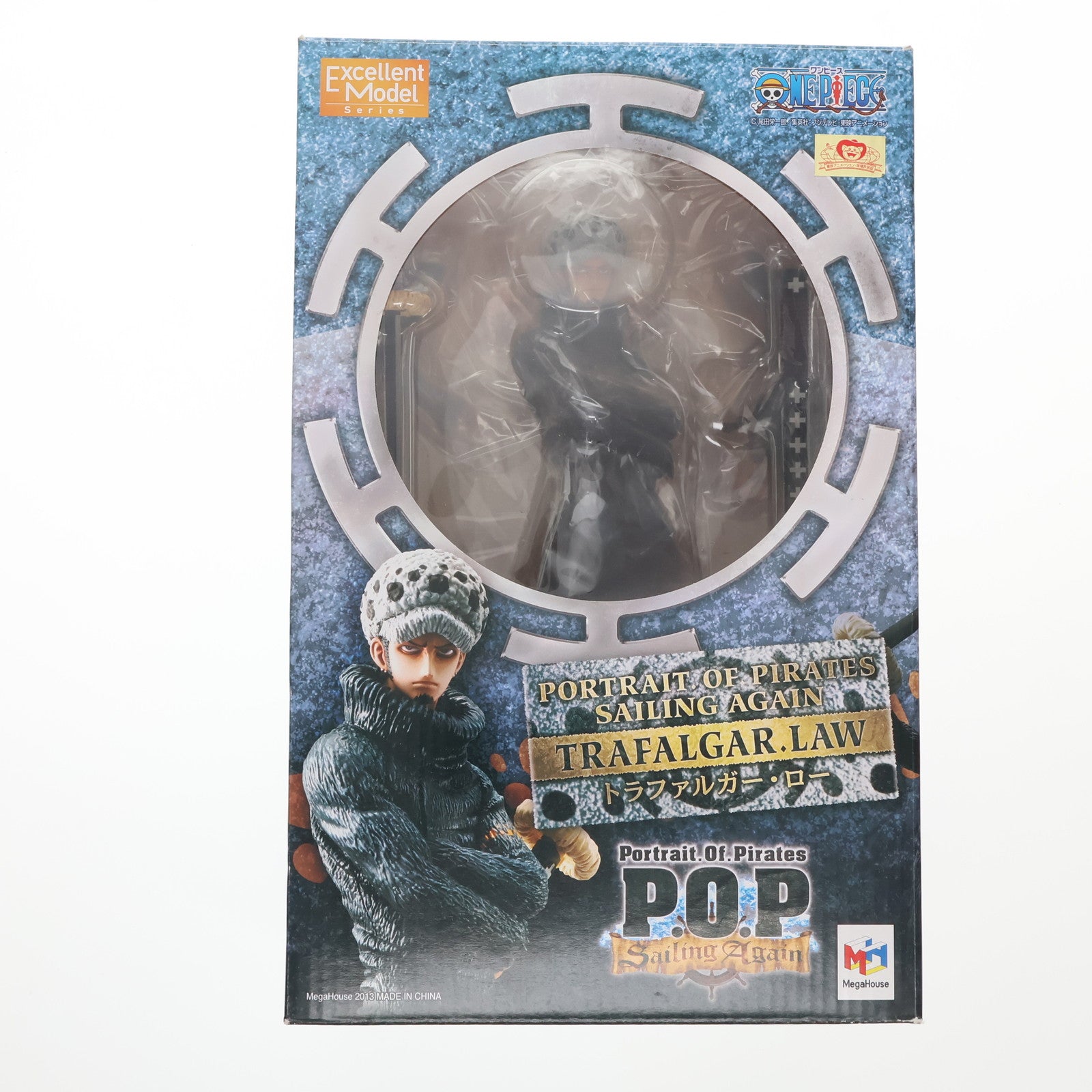 【中古即納】[FIG] Portrait.Of.Pirates P.O.P Sailing Again トラファルガー・ロー ONE PIECE(ワンピース) 1/8 完成品 フィギュア メガハウス(20140529)
