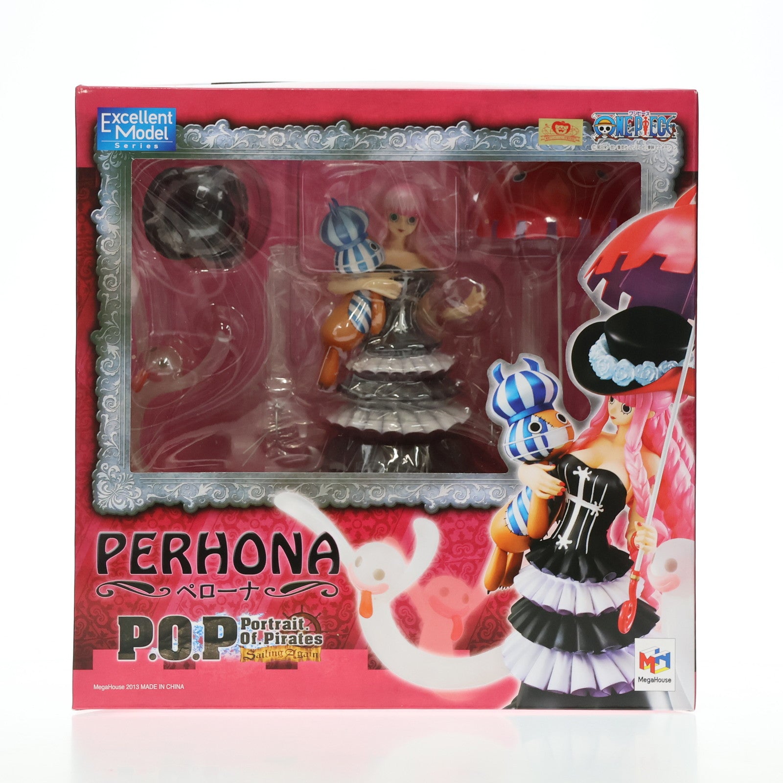 【中古即納】[FIG] Portrait.Of.Pirates P.O.P Sailing Again ペローナ ONE PIECE(ワンピース) 1/8 完成品 フィギュア メガハウス(20130201)