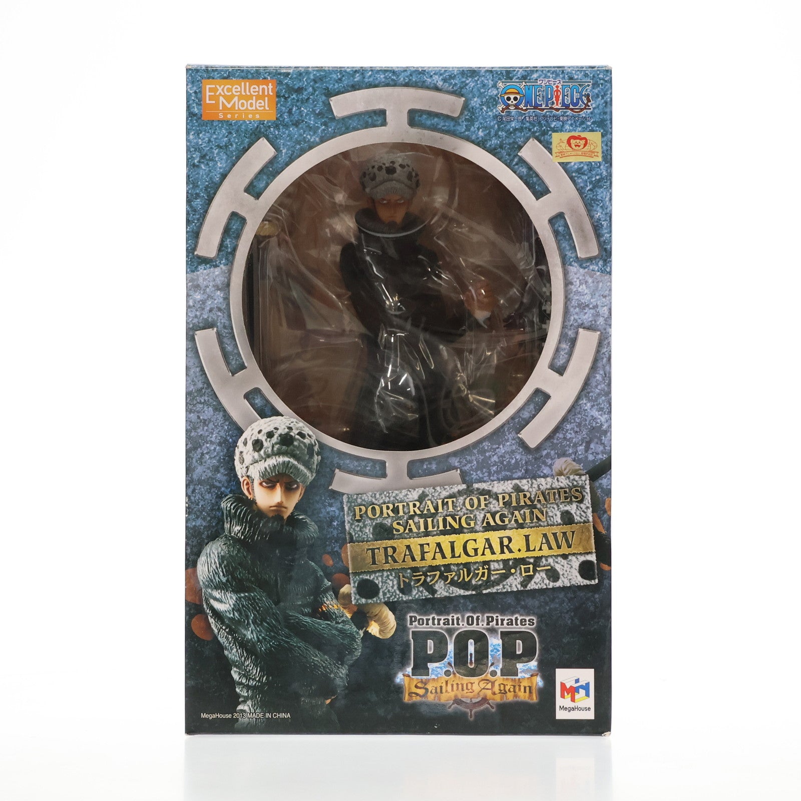【中古即納】[FIG] Portrait.Of.Pirates P.O.P Sailing Again トラファルガー・ロー ONE PIECE(ワンピース) 1/8 完成品 フィギュア メガハウス(20140529)