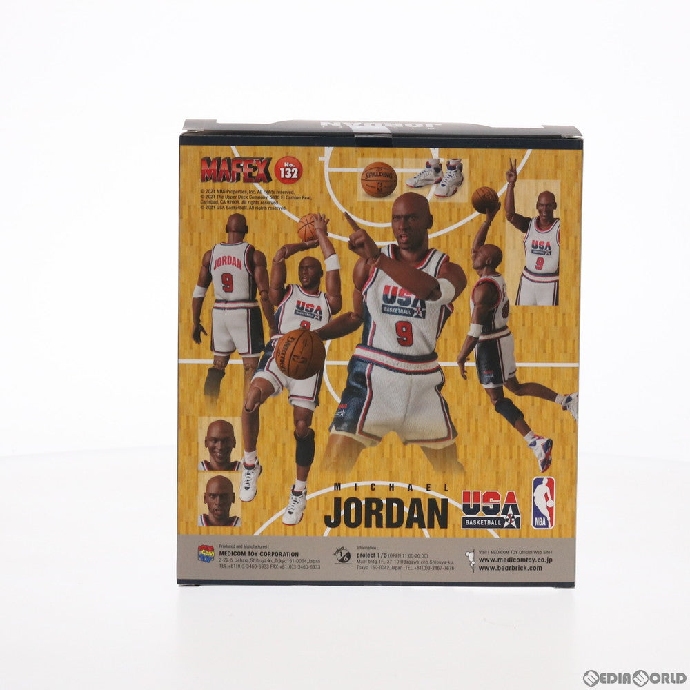 【中古即納】[FIG] マフェックス No.132 MAFEX Michael Jordan(1992 TEAM USA)(マイケル・ジョーダン 1992 チーム USA) 完成品 可動フィギュア メディコム・トイ(20210825)