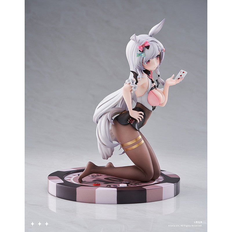 【中古即納】[FIG] 初回生産特典2種付属 葦毛ちゃん(あしげちゃん) ラッキーディーラーver. 1/7 完成品 フィギュア GOODSMILE ONLINE SHOP&一部オンラインストア限定 Solarain(ソラレーン)(20230721)